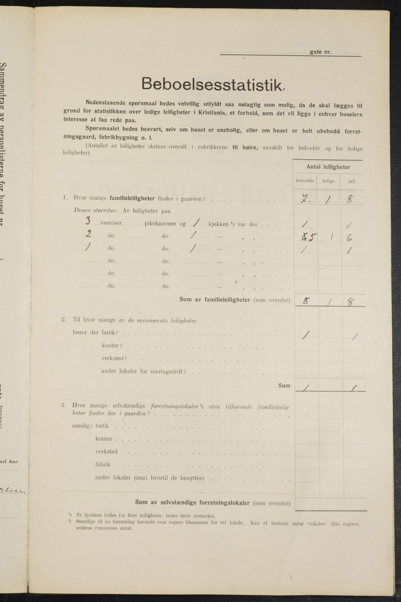 OBA, Municipal Census 1914 for Kristiania, 1914, p. 119765