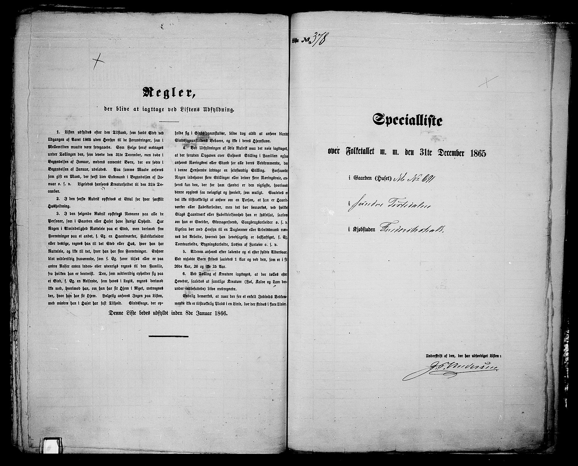 RA, 1865 census for Fredrikshald, 1865, p. 769