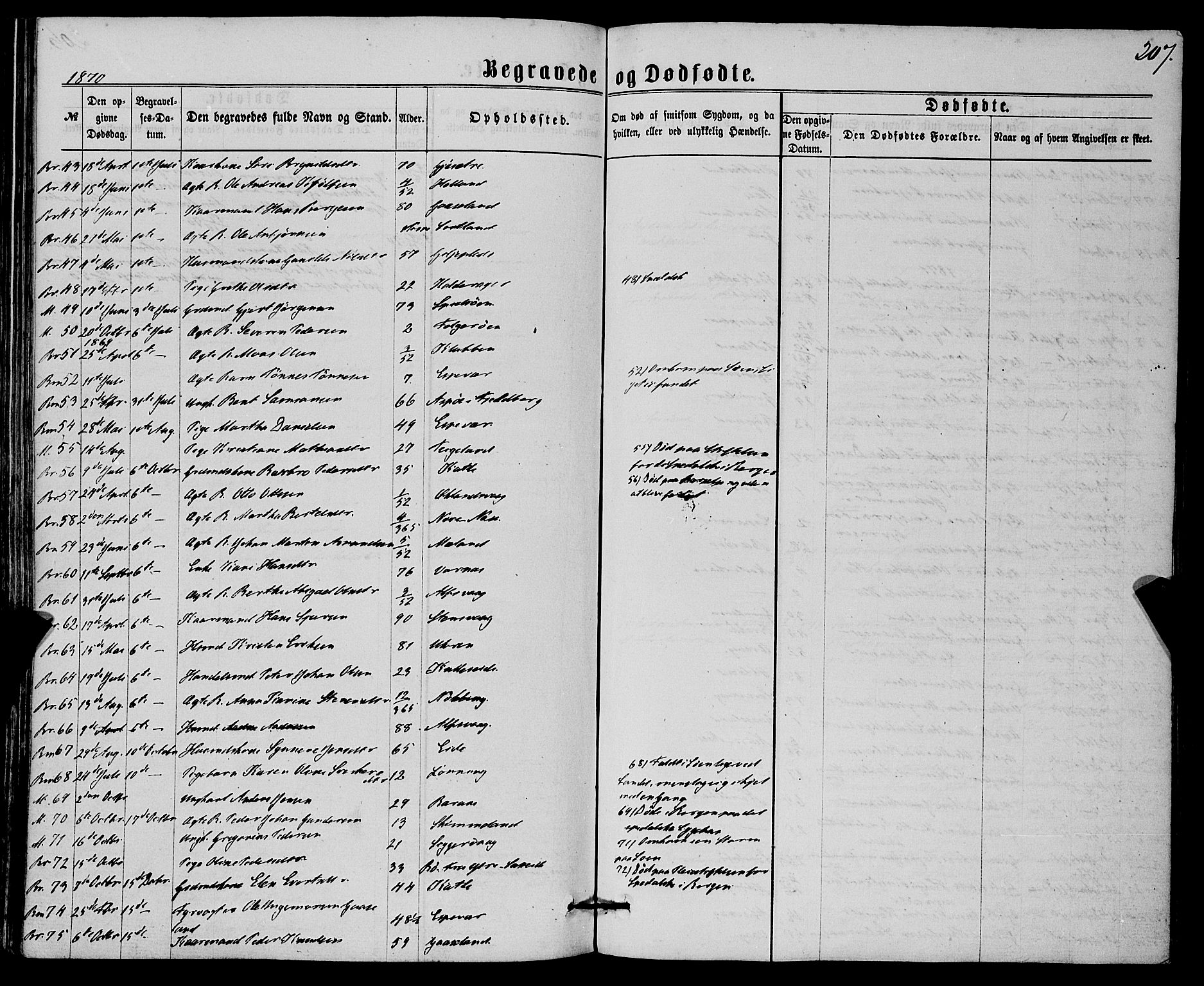 Finnås sokneprestembete, SAB/A-99925/H/Ha/Haa/Haaa/L0008: Parish register (official) no. A 8, 1863-1872, p. 207