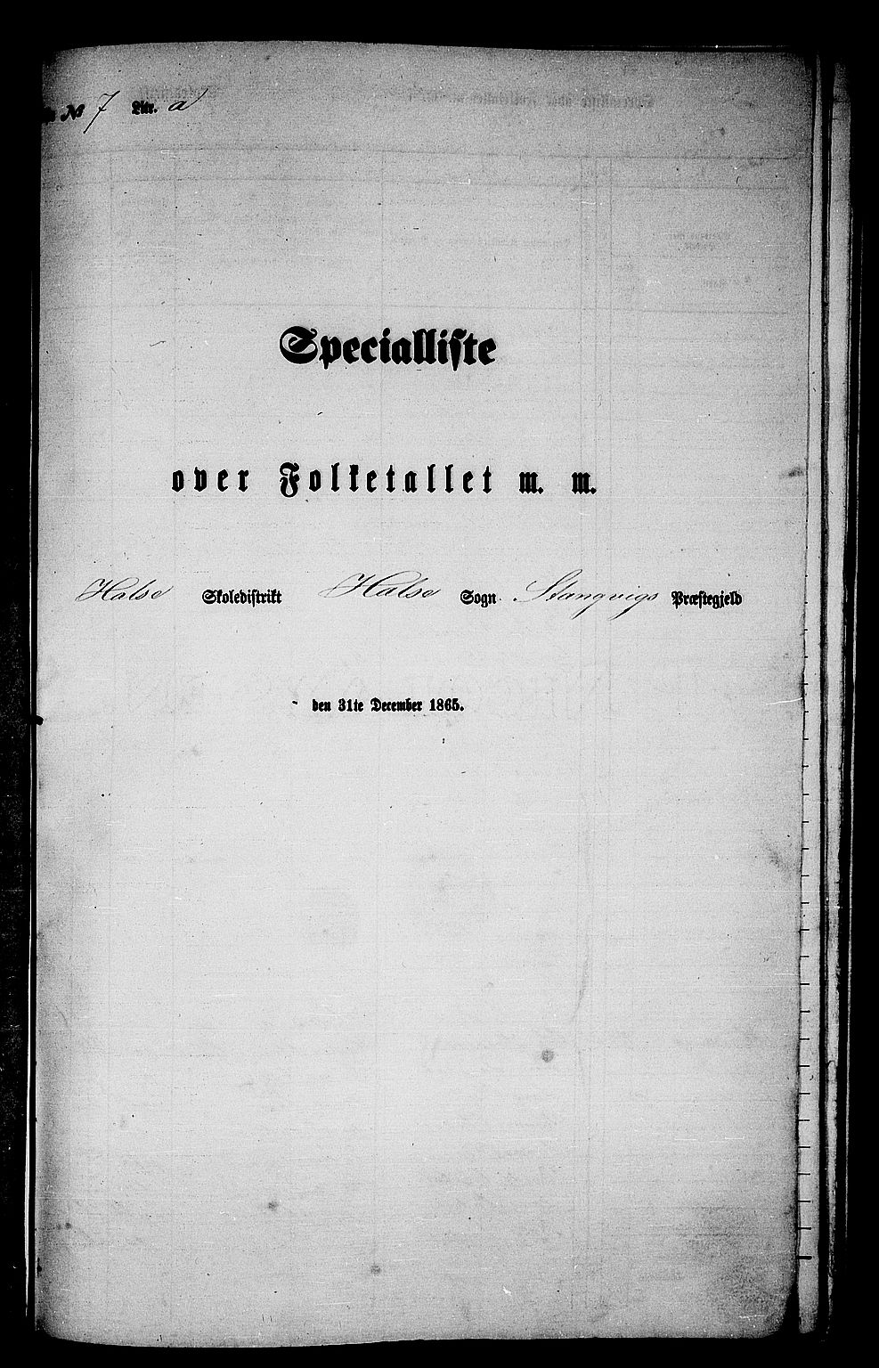 RA, 1865 census for Stangvik, 1865, p. 128