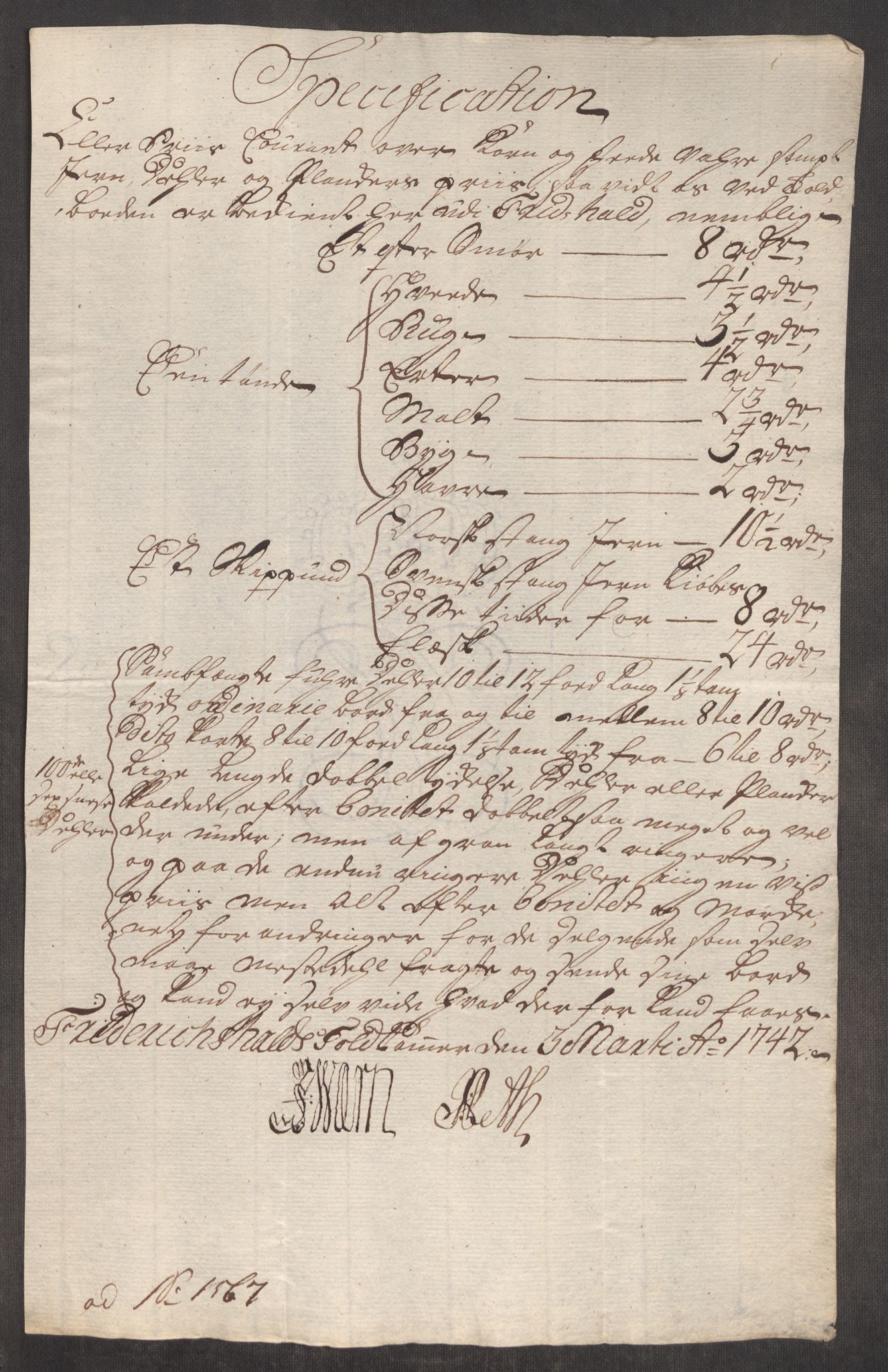 Rentekammeret inntil 1814, Realistisk ordnet avdeling, AV/RA-EA-4070/Oe/L0002: [Ø1]: Priskuranter, 1740-1744, p. 395