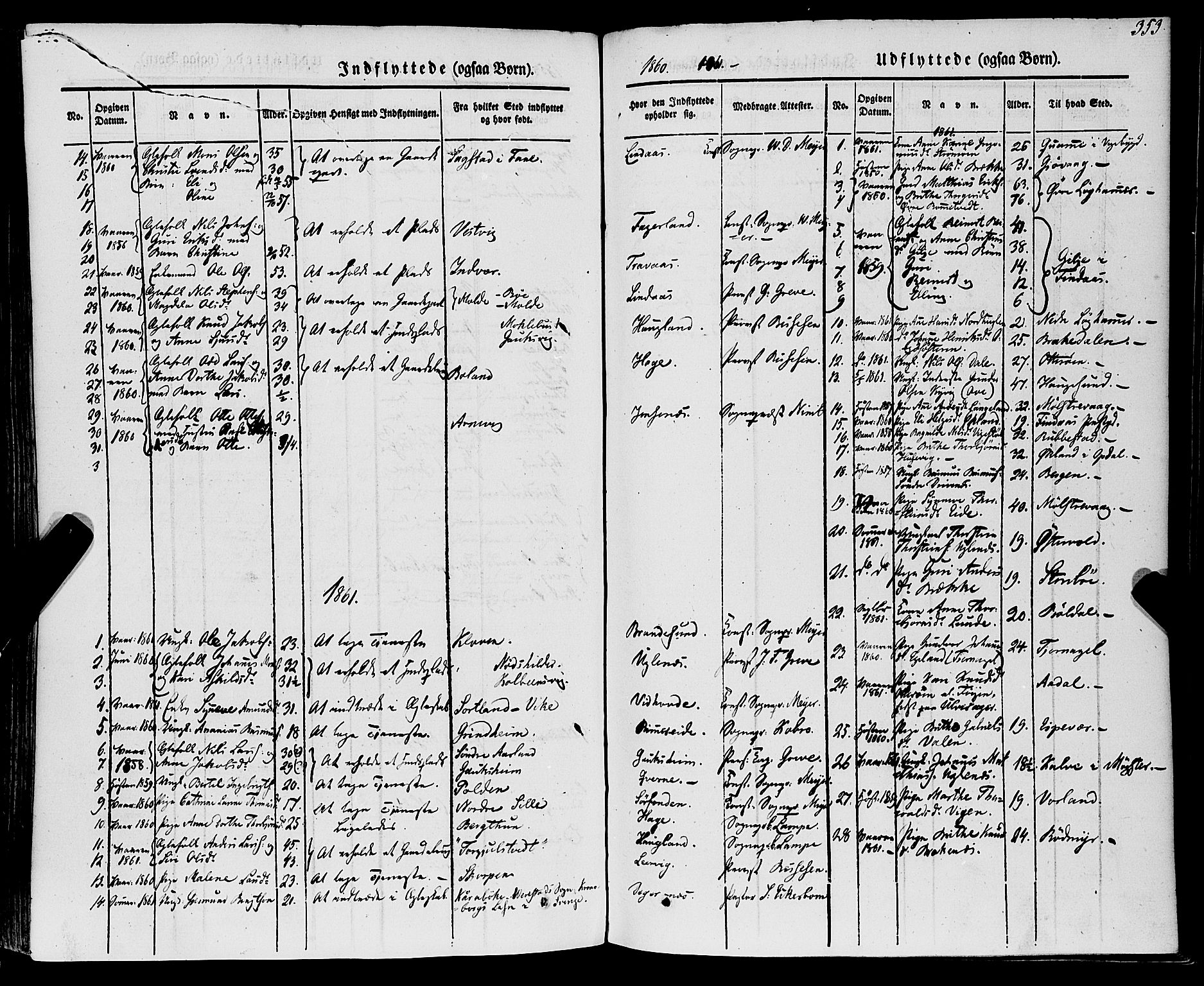 Stord sokneprestembete, SAB/A-78201/H/Haa: Parish register (official) no. A 7, 1841-1861, p. 353