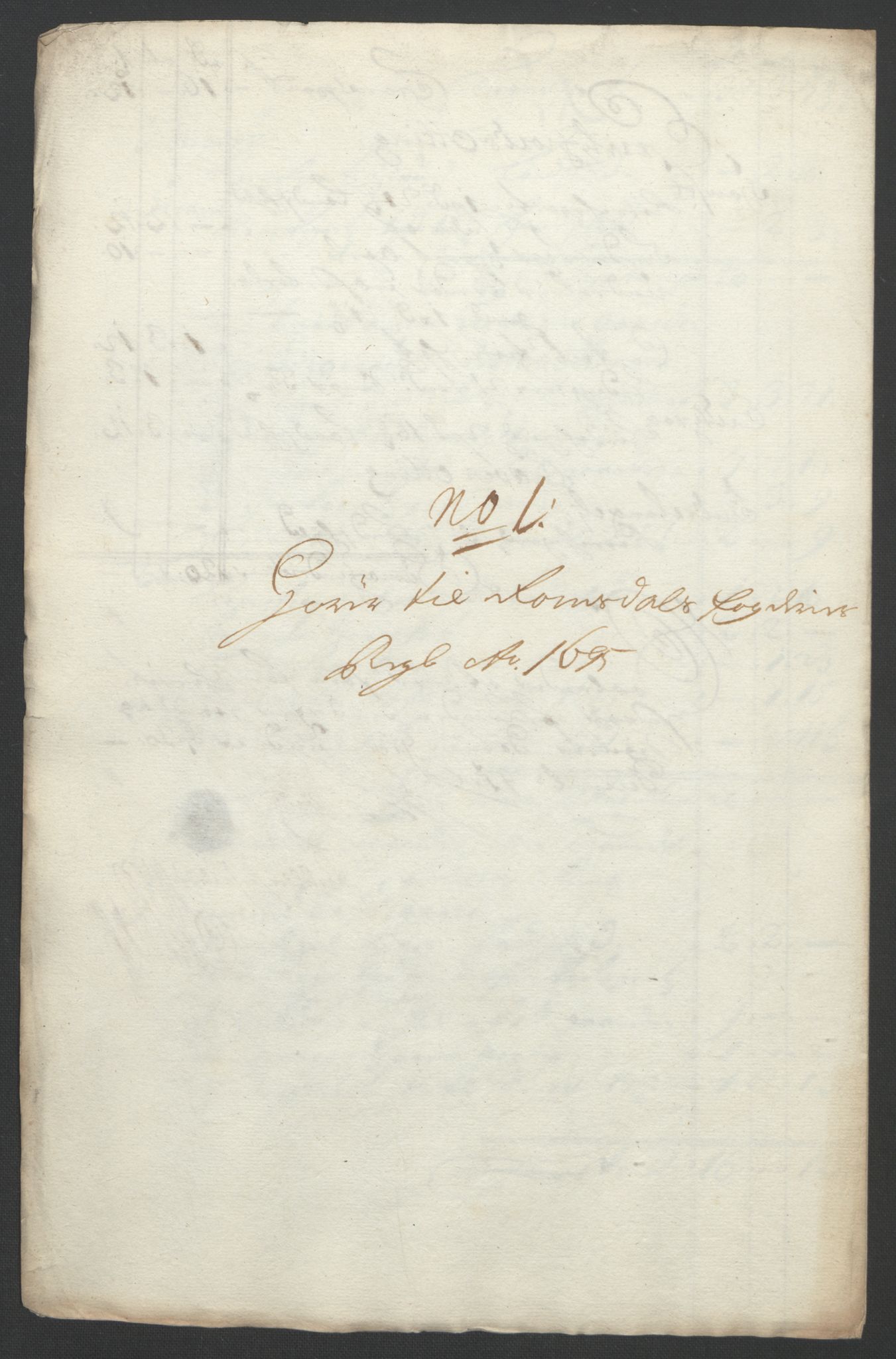 Rentekammeret inntil 1814, Reviderte regnskaper, Fogderegnskap, RA/EA-4092/R55/L3652: Fogderegnskap Romsdal, 1695-1696, p. 134