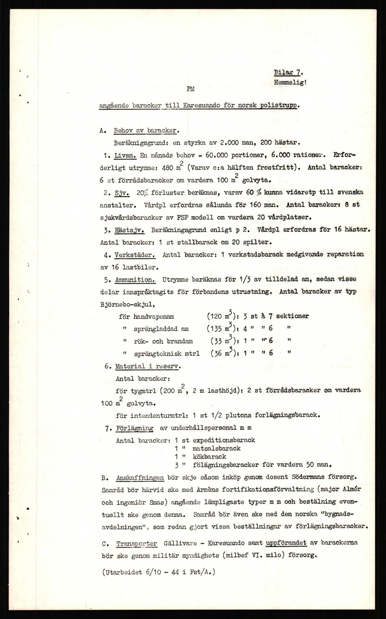 Forsvaret, Forsvarets krigshistoriske avdeling, AV/RA-RAFA-2017/Y/Yf/L0211: II-C-11-2140  -  Forsvarets overkommandos virksomhet utenfor Norge, 1940-1945, p. 631