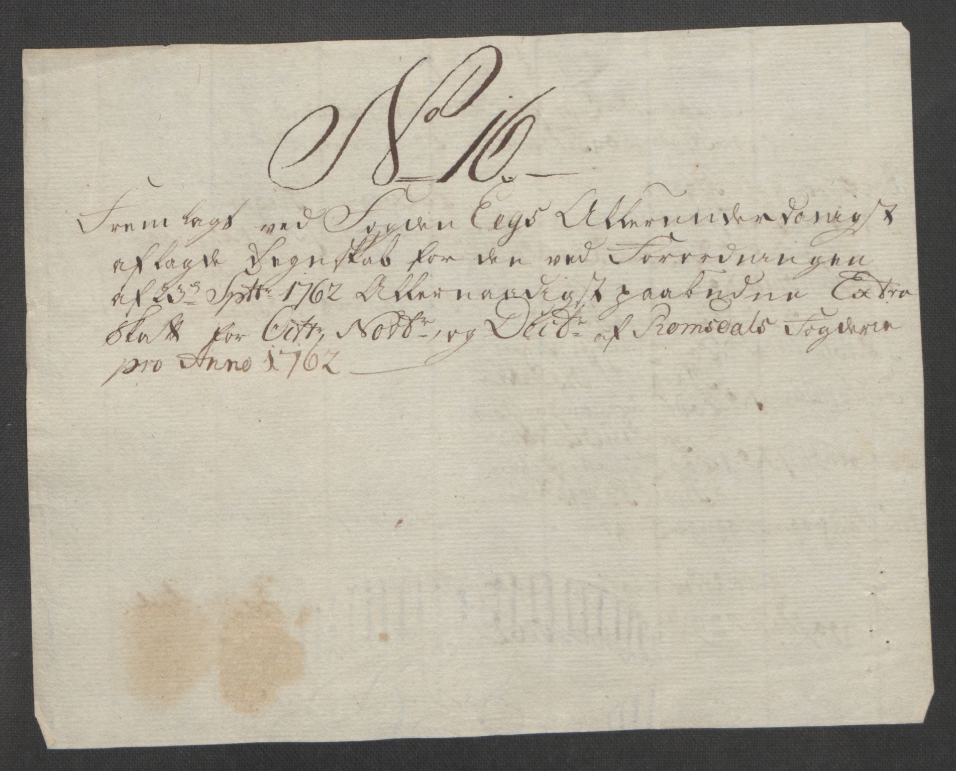 Rentekammeret inntil 1814, Reviderte regnskaper, Fogderegnskap, RA/EA-4092/R55/L3730: Ekstraskatten Romsdal, 1762-1763, p. 308