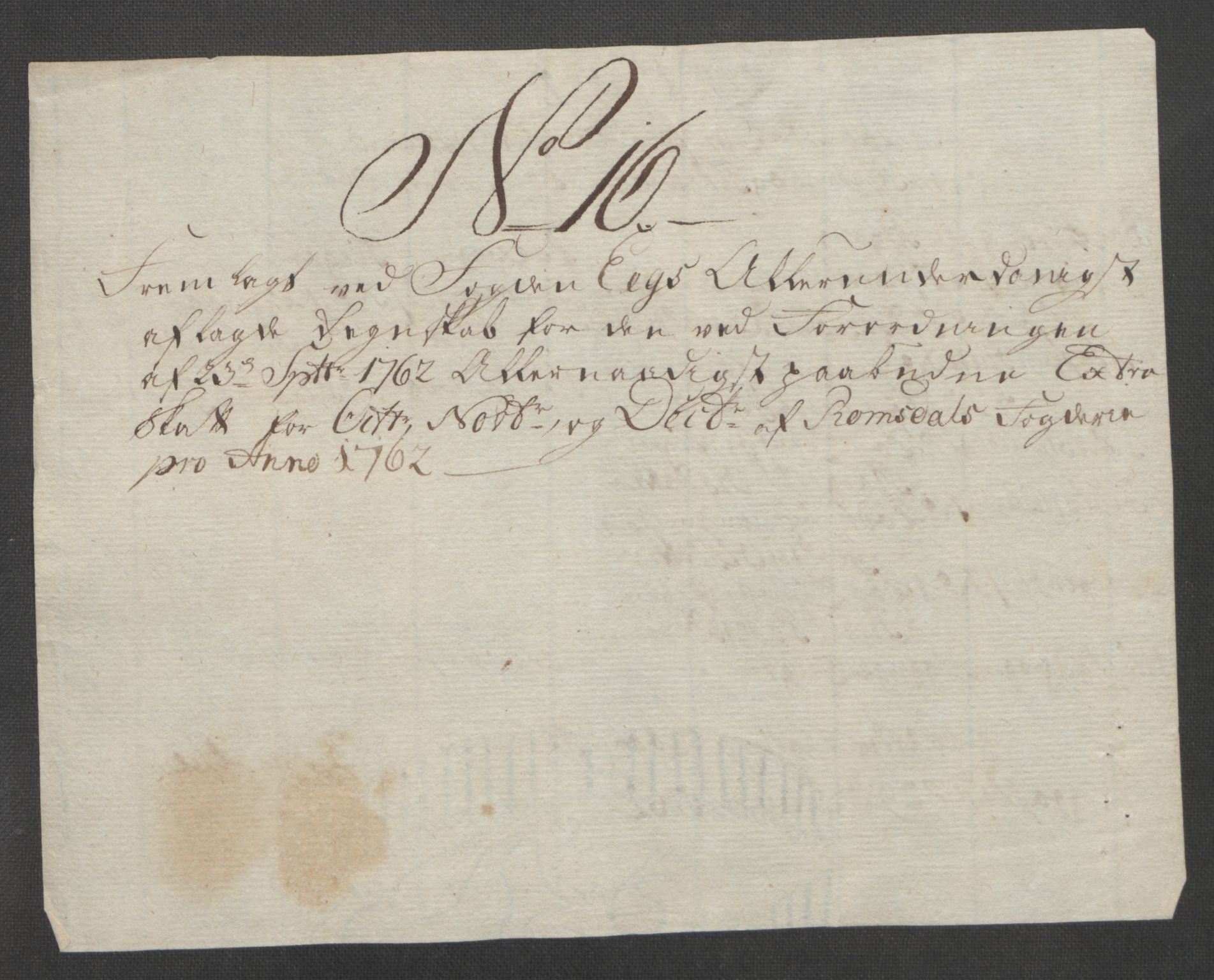 Rentekammeret inntil 1814, Reviderte regnskaper, Fogderegnskap, AV/RA-EA-4092/R55/L3730: Ekstraskatten Romsdal, 1762-1763, p. 308