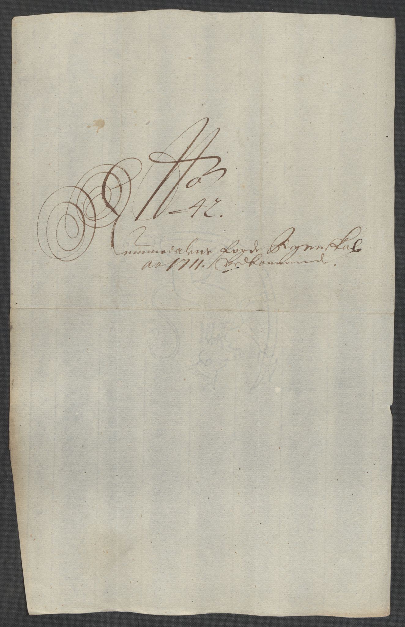 Rentekammeret inntil 1814, Reviderte regnskaper, Fogderegnskap, AV/RA-EA-4092/R64/L4432: Fogderegnskap Namdal, 1711, p. 153