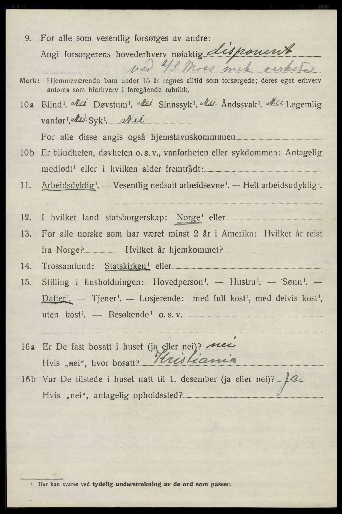 SAO, 1920 census for Moss land district, 1920, p. 1704