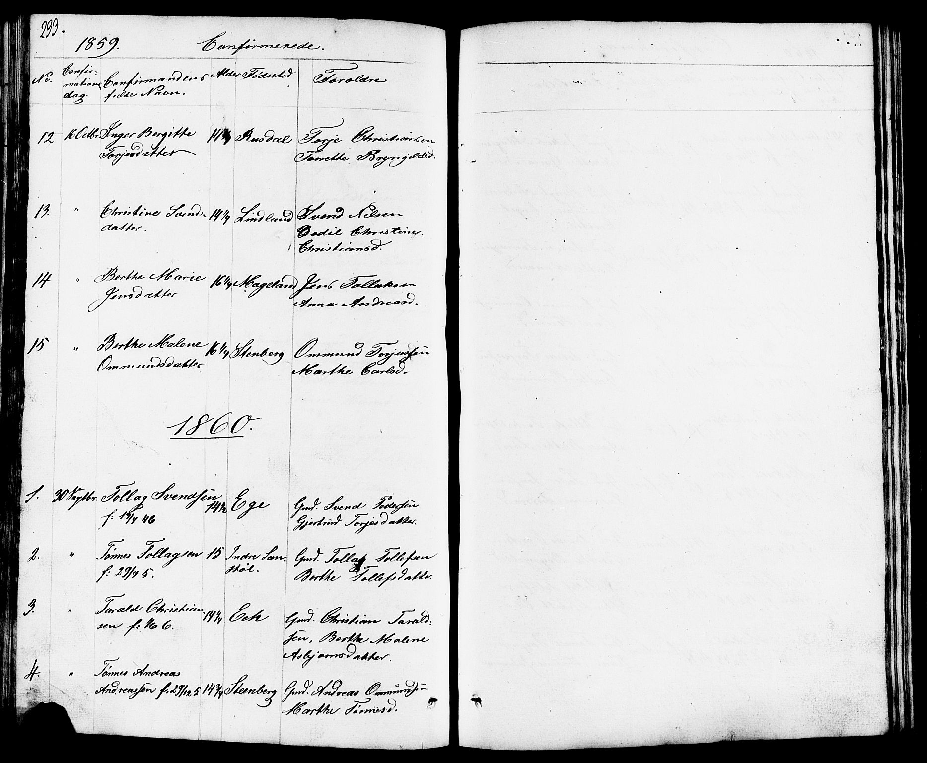 Lund sokneprestkontor, AV/SAST-A-101809/S07/L0003: Parish register (copy) no. B 3, 1848-1885, p. 233