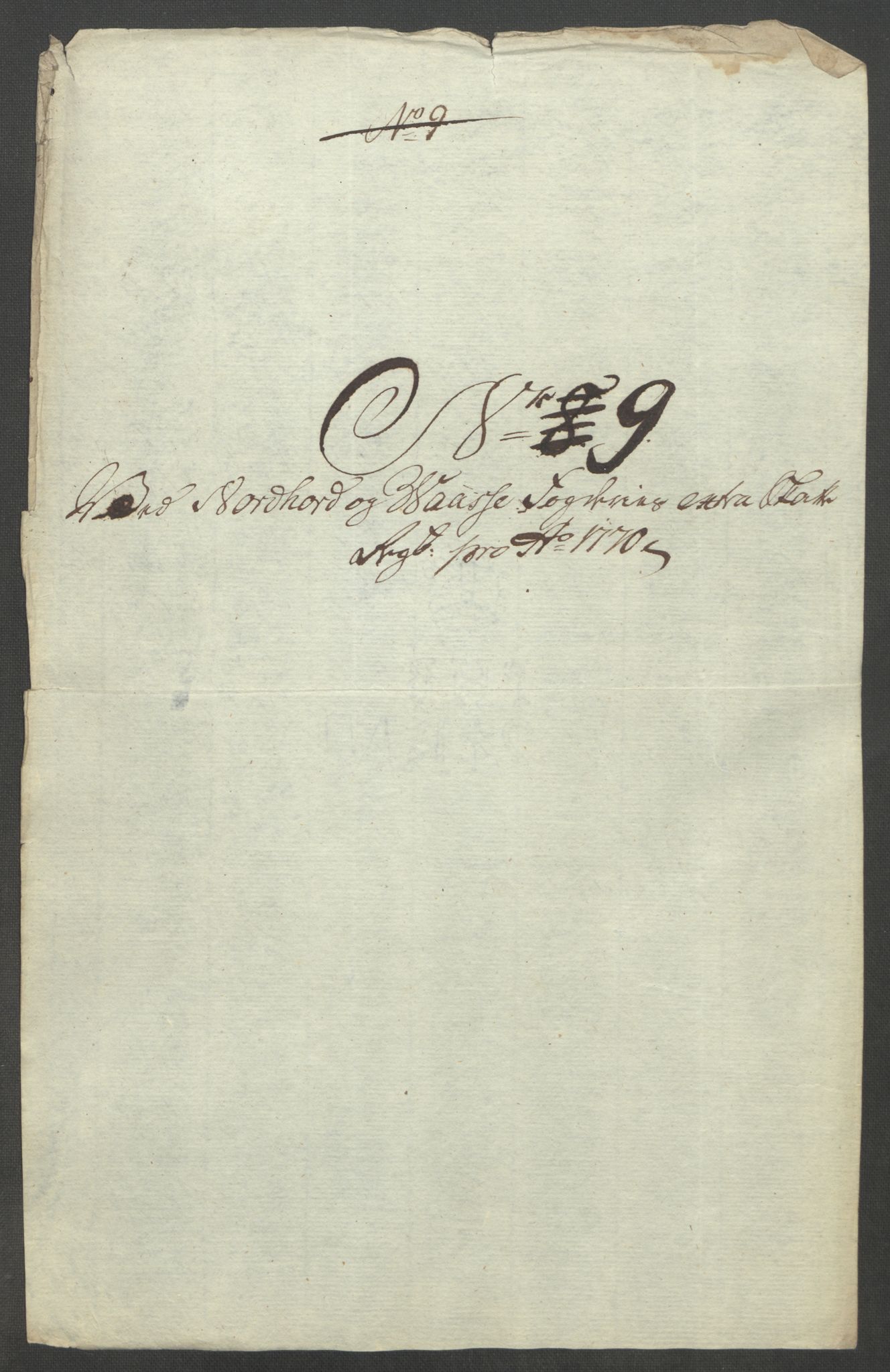 Rentekammeret inntil 1814, Reviderte regnskaper, Fogderegnskap, AV/RA-EA-4092/R51/L3303: Ekstraskatten Nordhordland og Voss, 1762-1772, p. 419