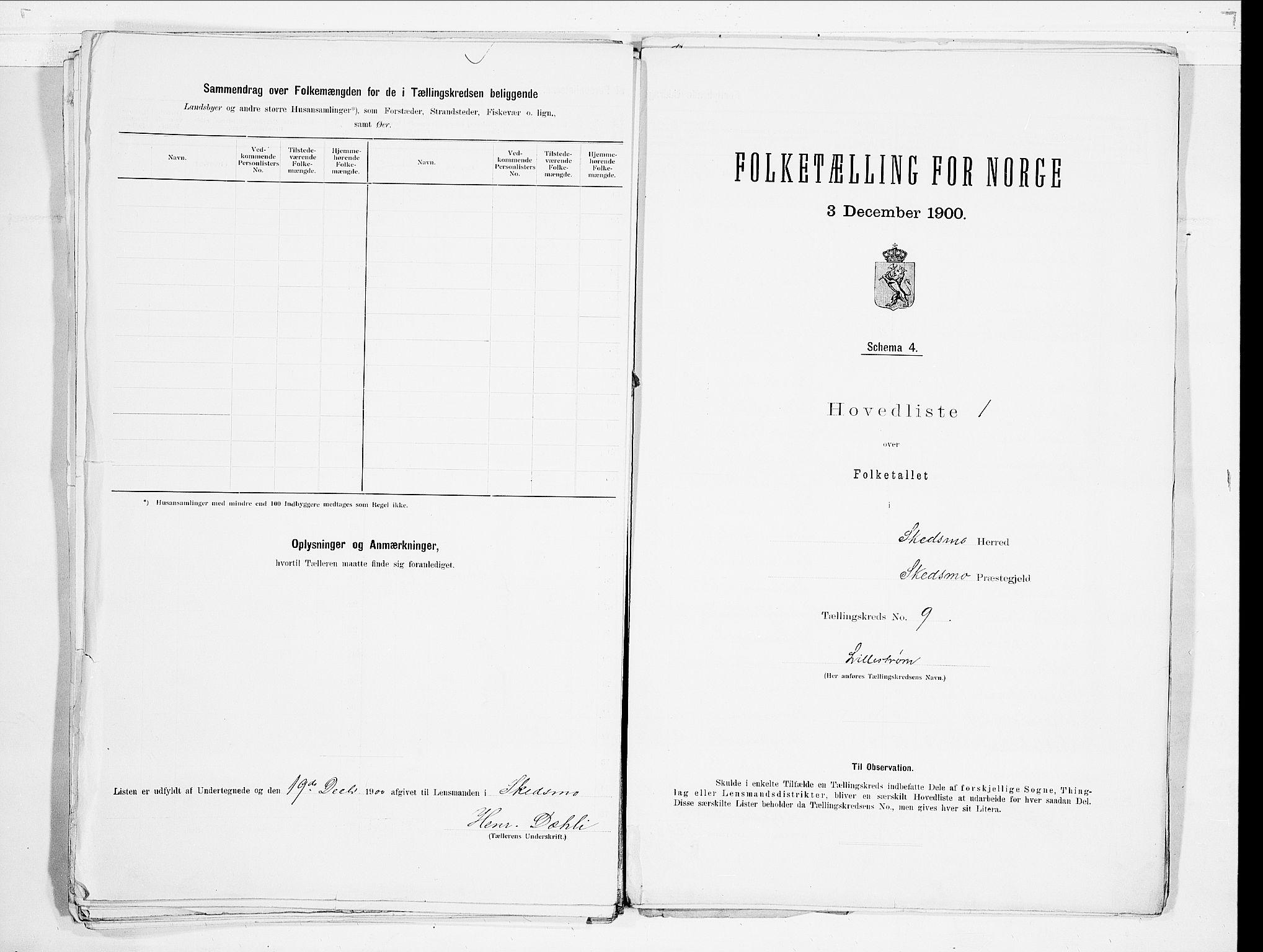 SAO, 1900 census for Skedsmo, 1900, p. 30