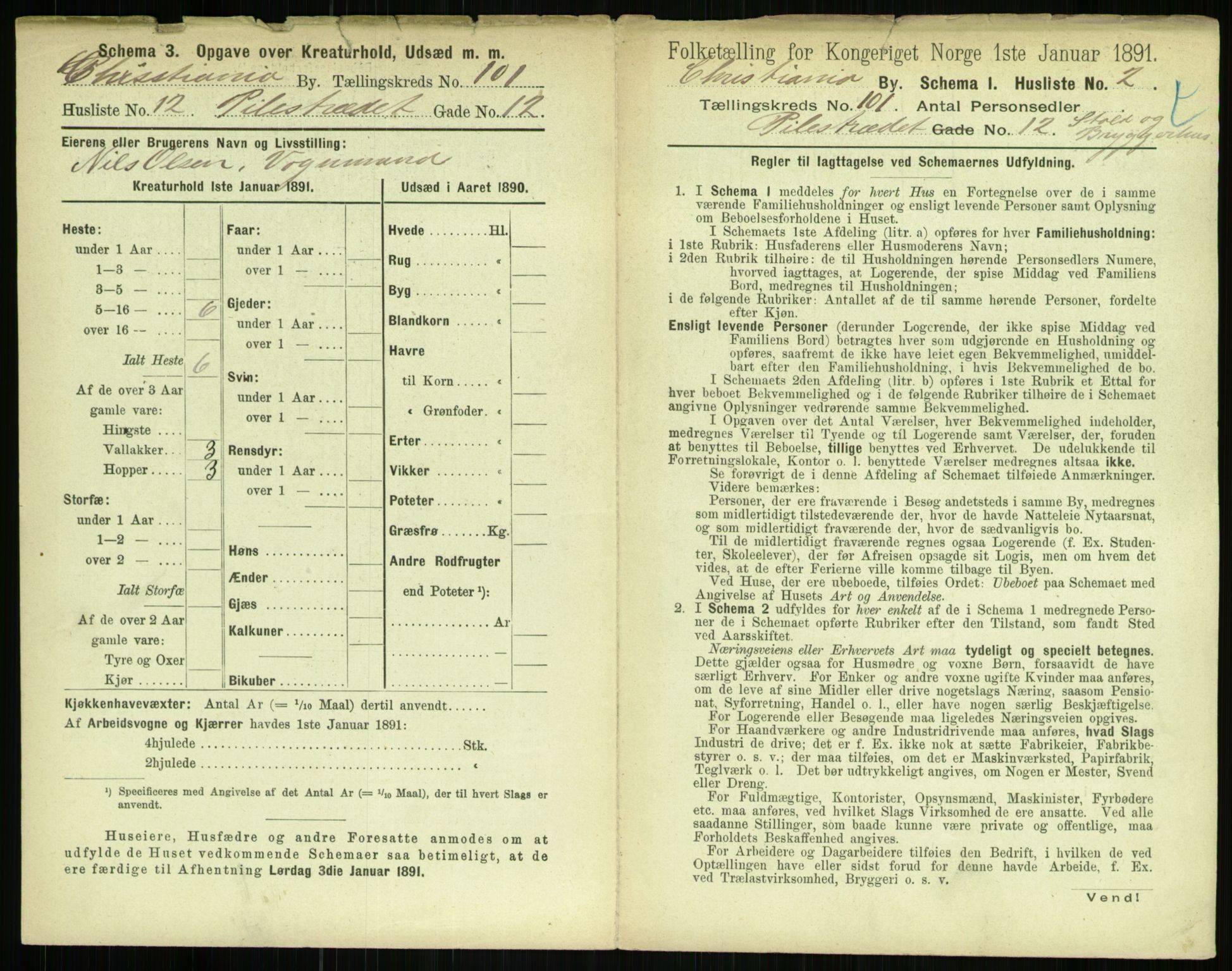 RA, 1891 census for 0301 Kristiania, 1891, p. 49963