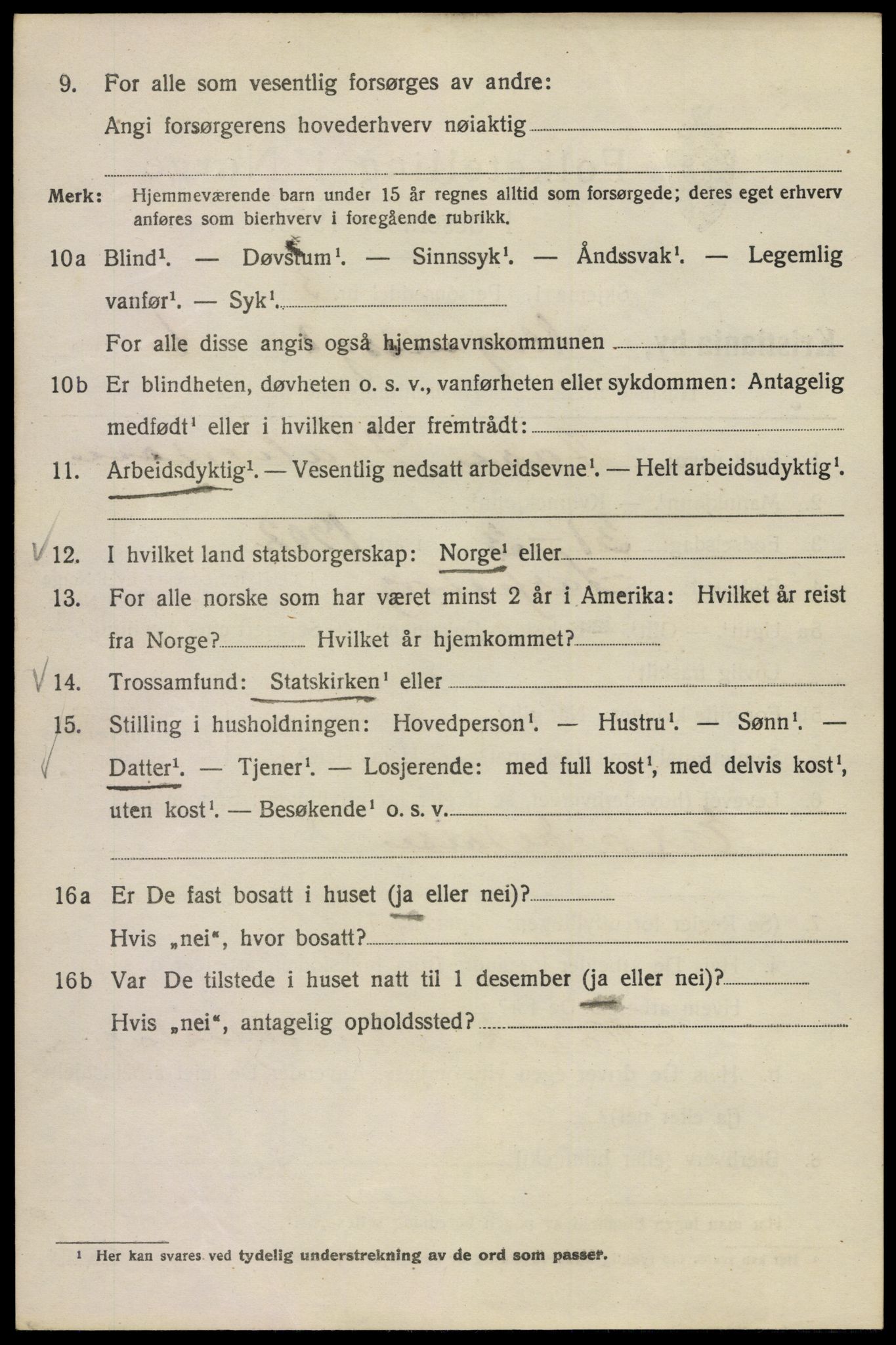 SAO, 1920 census for Kristiania, 1920, p. 371028