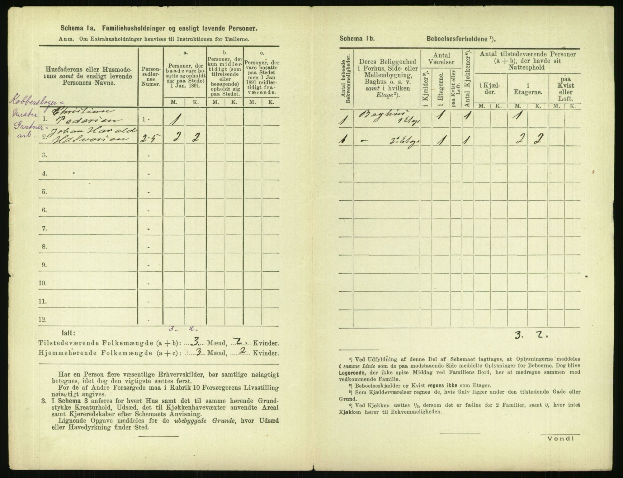 RA, 1891 census for 0301 Kristiania, 1891, p. 120881