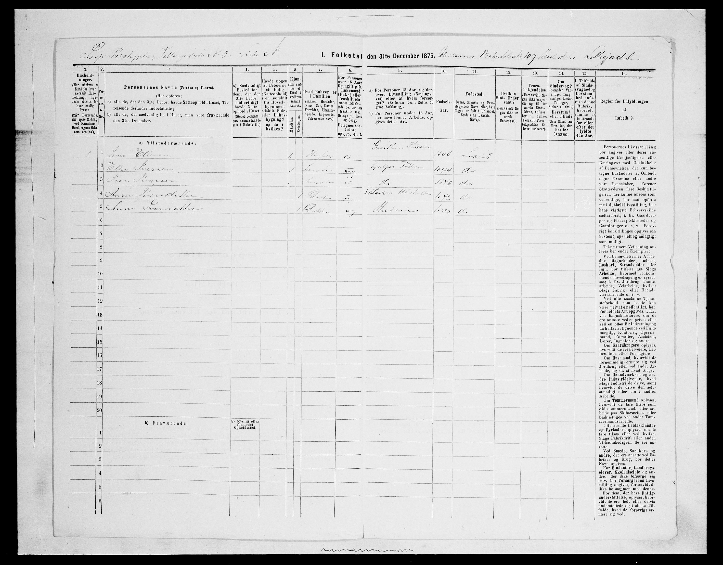 SAH, 1875 census for 0512P Lesja, 1875, p. 455