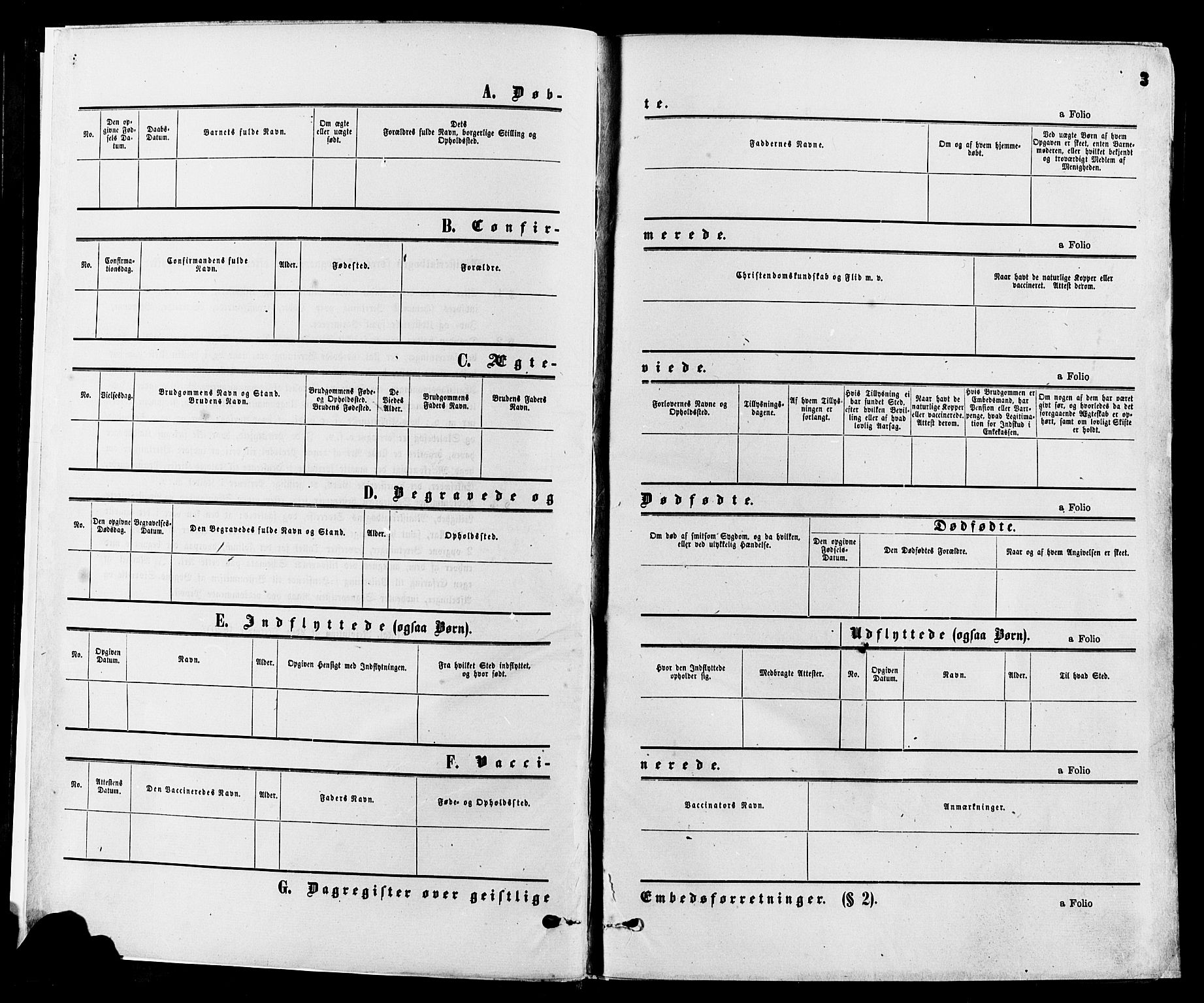 Øyestad sokneprestkontor, SAK/1111-0049/F/Fa/L0016: Parish register (official) no. A 16, 1874-1886, p. 3