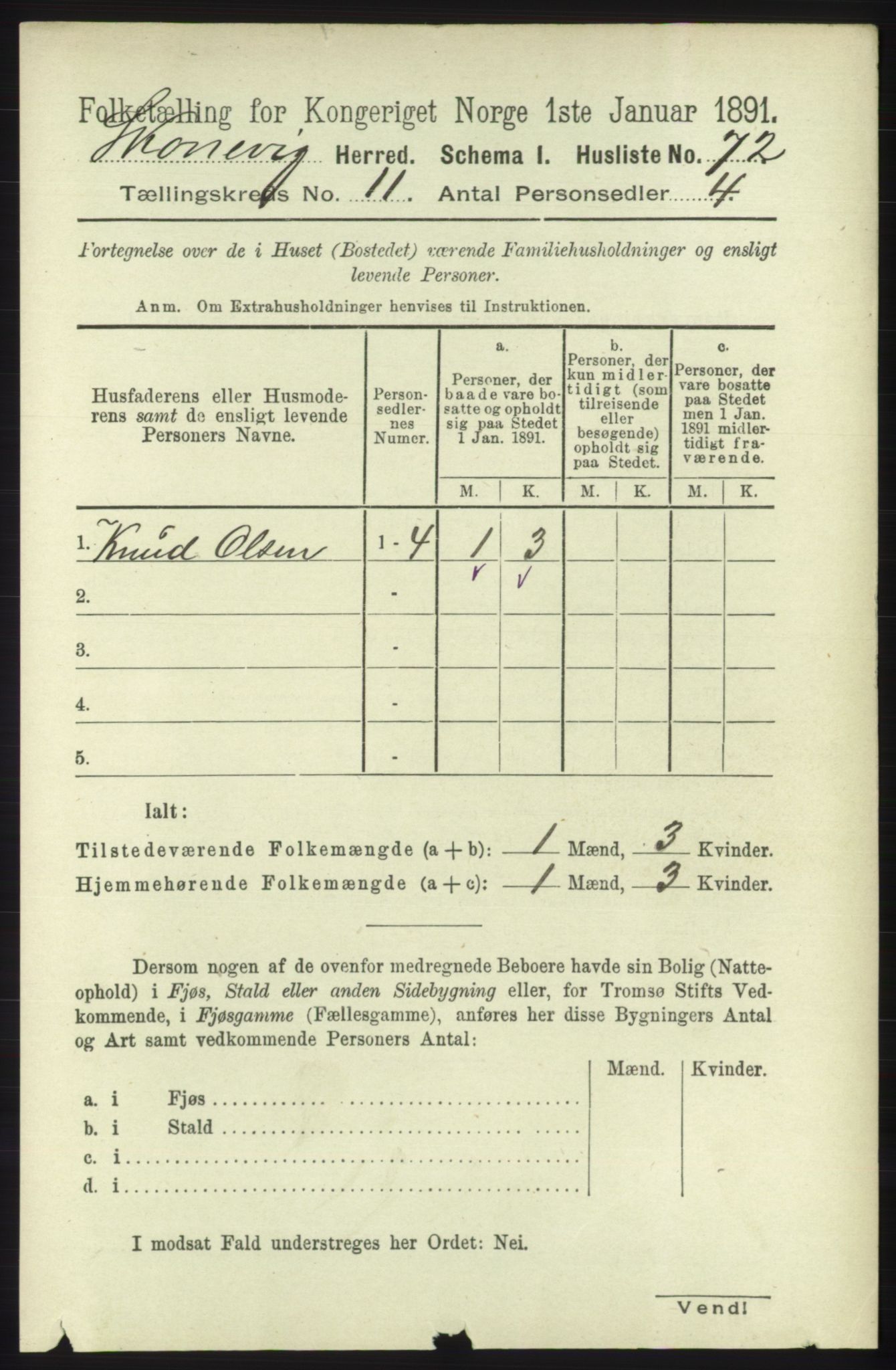 RA, 1891 census for 1212 Skånevik, 1891, p. 3323