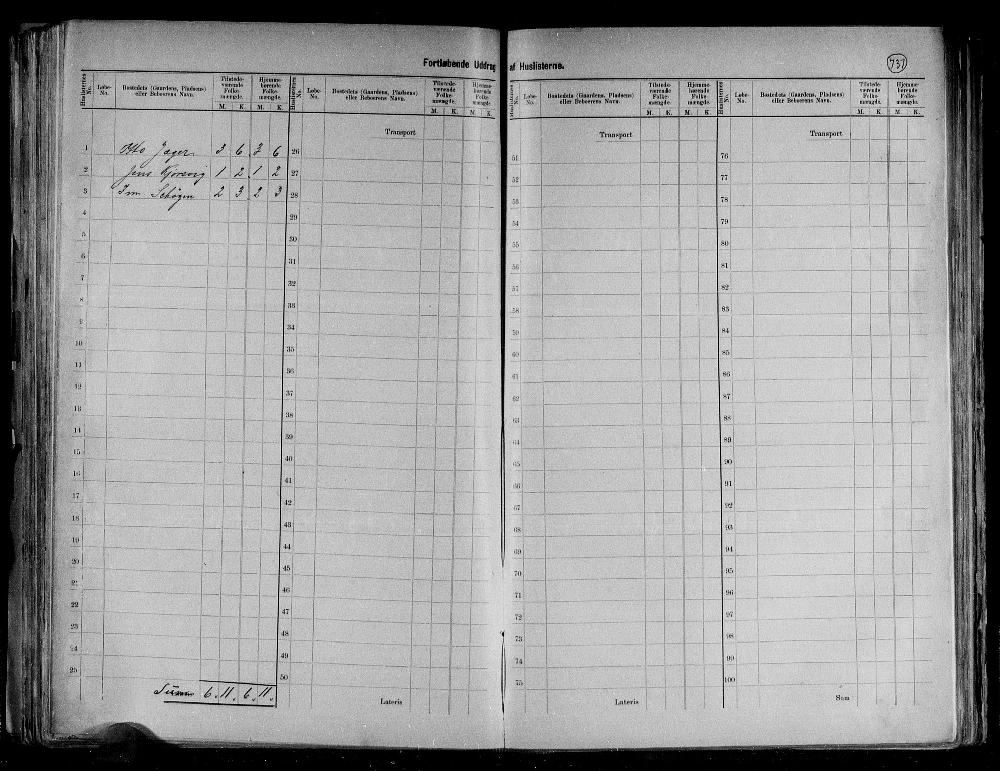 RA, 1891 census for 1857 Værøy, 1891, p. 11