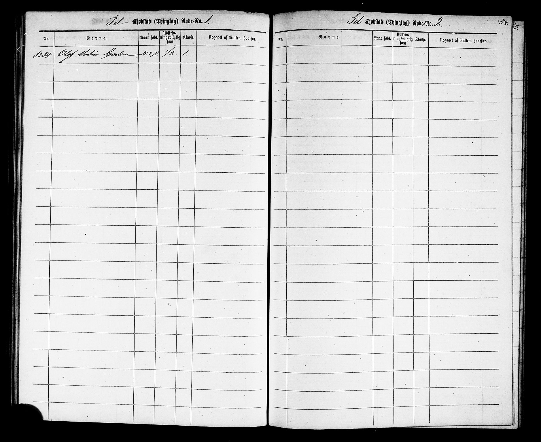 Halden mønstringskontor, SAO/A-10569a/F/Fc/Fcc/L0001: Utskrivningsregisterrulle, 1880, p. 60