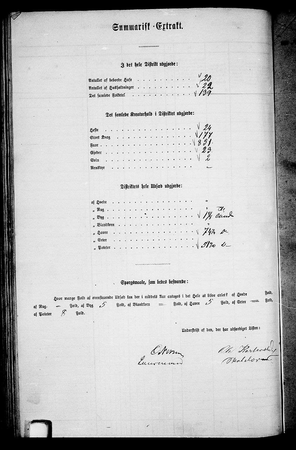 RA, 1865 census for Lye, 1865, p. 78