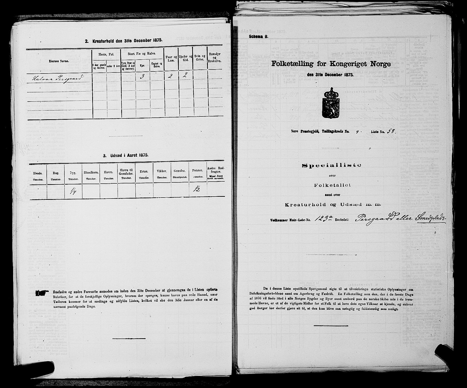 SAKO, 1875 census for 0633P Nore, 1875, p. 504