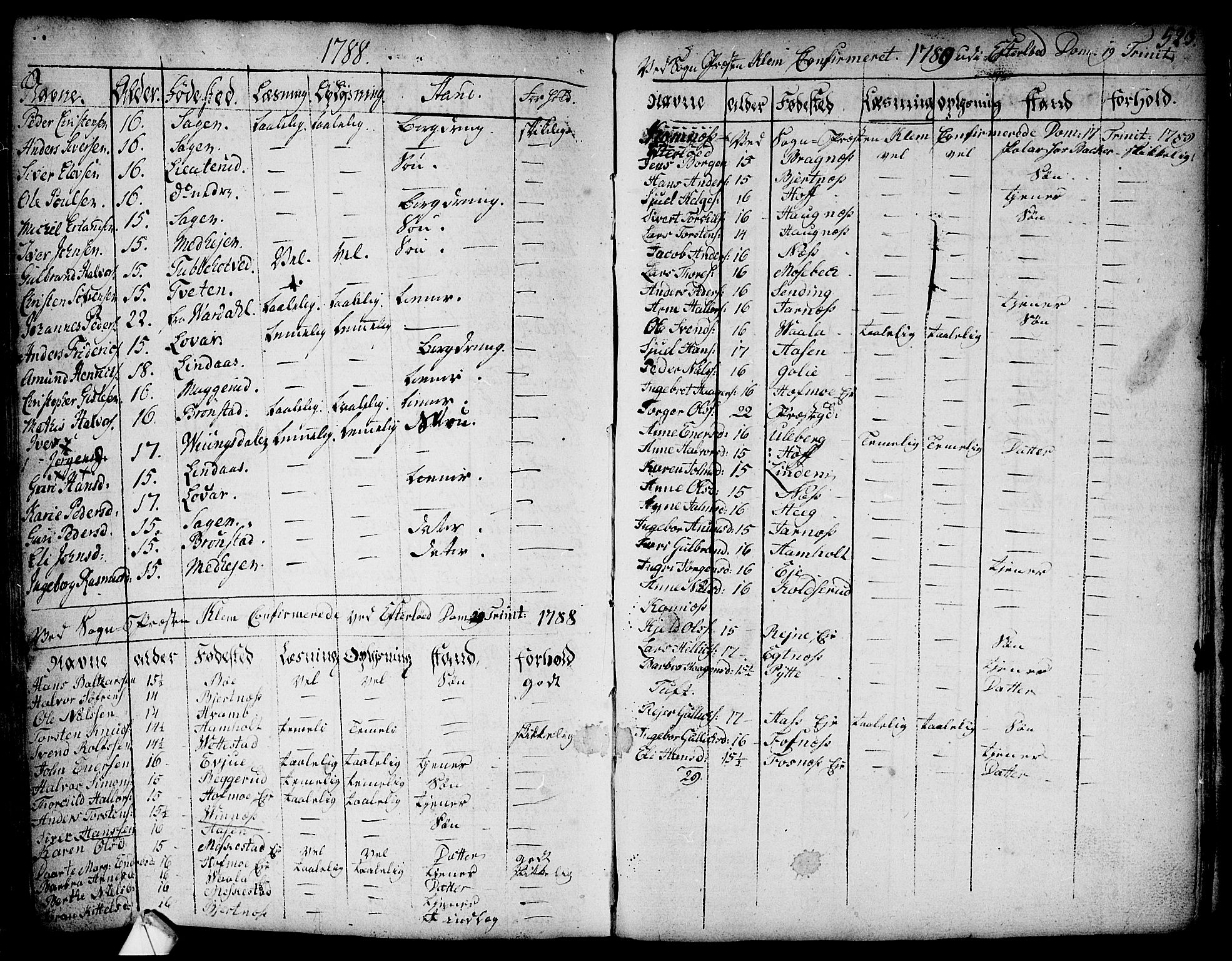 Sandsvær kirkebøker, AV/SAKO-A-244/F/Fa/L0002a: Parish register (official) no. I 2, 1725-1809, p. 523