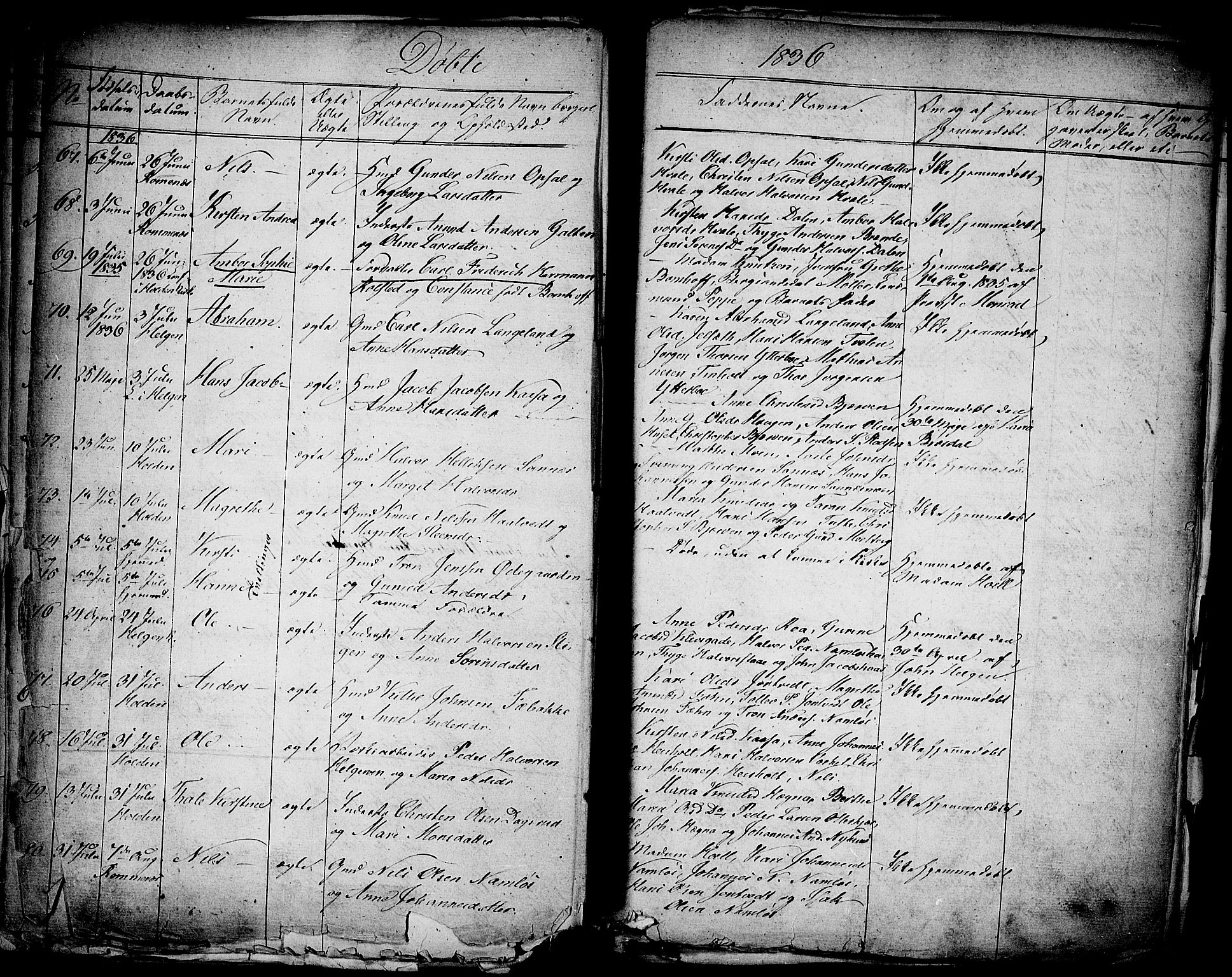 Holla kirkebøker, AV/SAKO-A-272/F/Fa/L0004: Parish register (official) no. 4, 1830-1848, p. 59