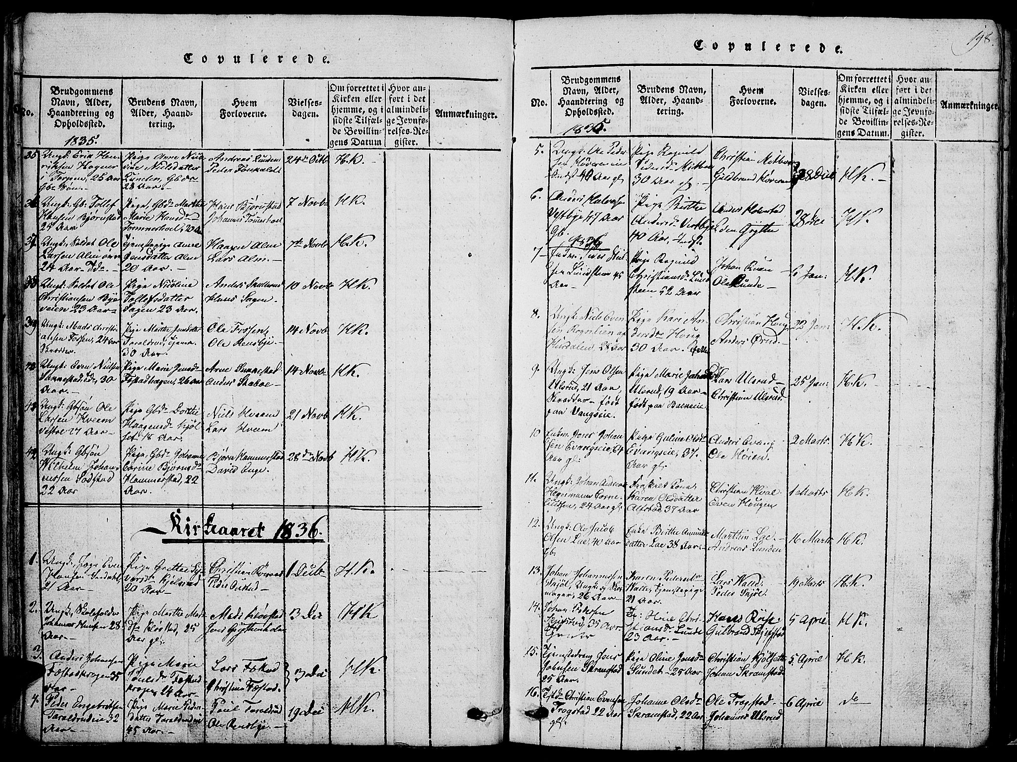 Østre Toten prestekontor, AV/SAH-PREST-104/H/Ha/Hab/L0001: Parish register (copy) no. 1, 1827-1839, p. 198