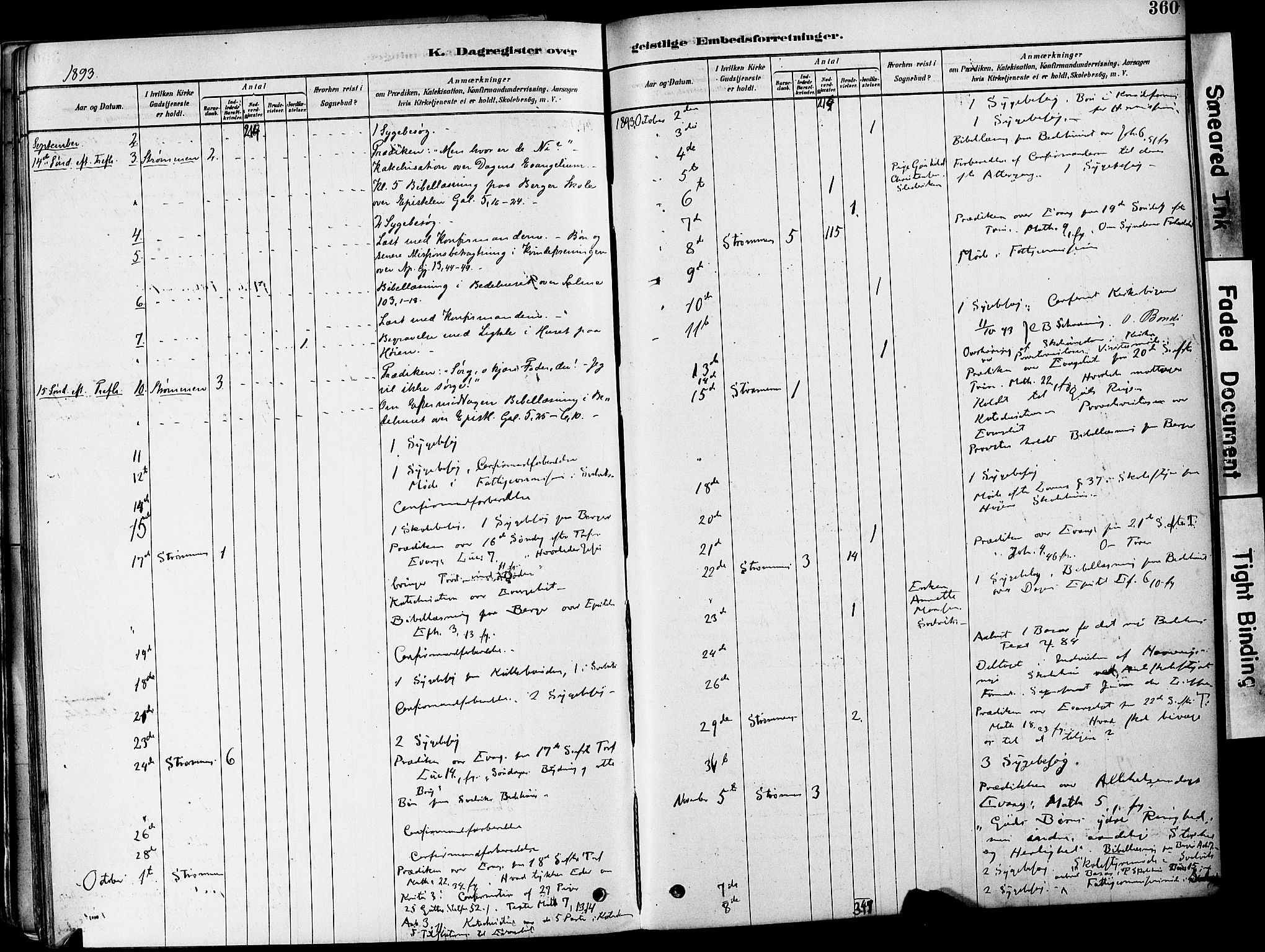 Strømm kirkebøker, AV/SAKO-A-322/F/Fa/L0004: Parish register (official) no. I 4, 1878-1899, p. 360