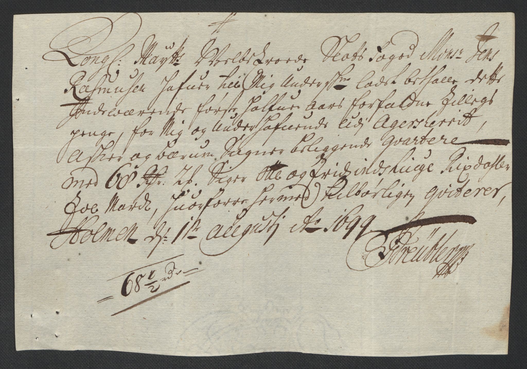 Rentekammeret inntil 1814, Reviderte regnskaper, Fogderegnskap, AV/RA-EA-4092/R10/L0442: Fogderegnskap Aker og Follo, 1699, p. 256