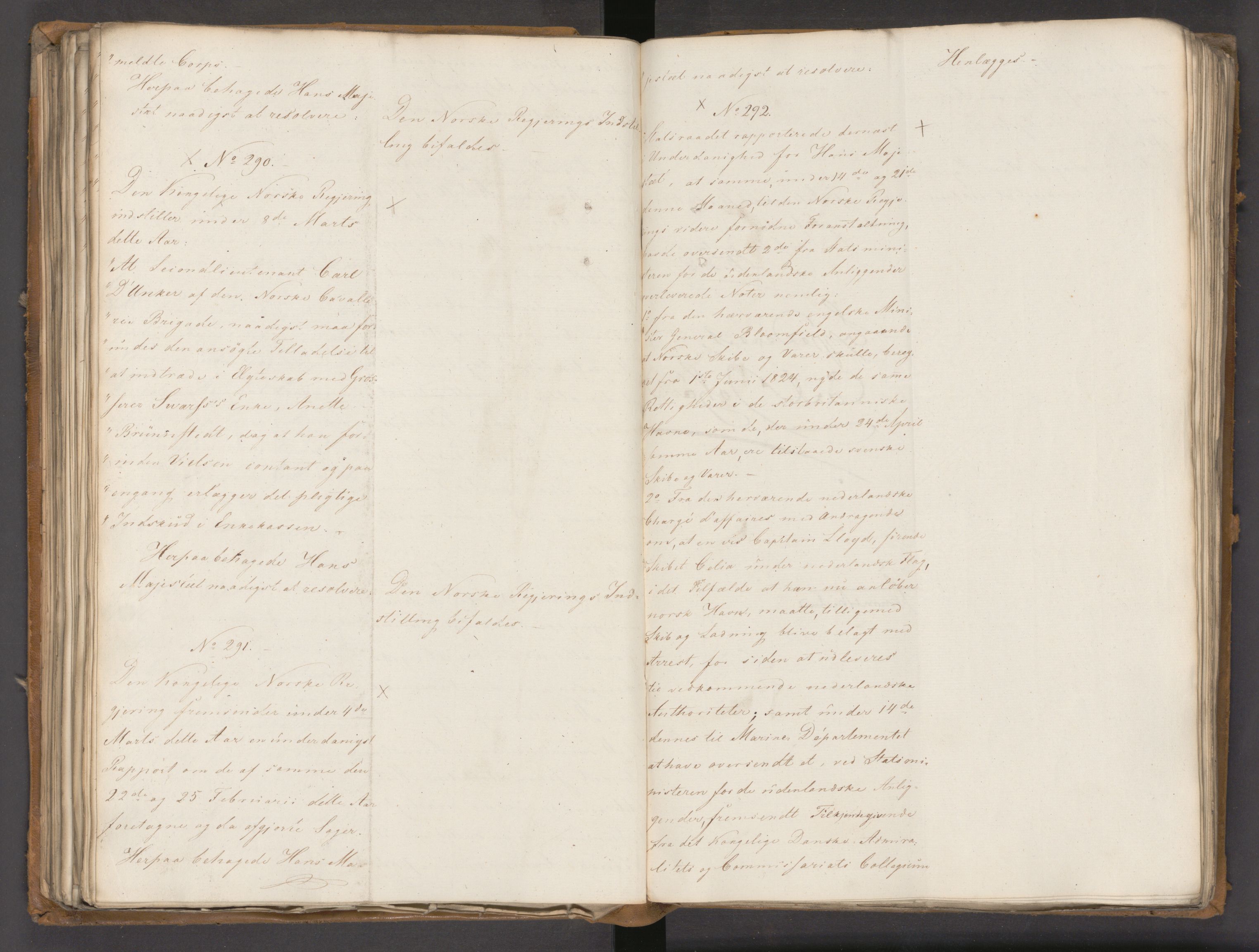 Statsrådssekretariatet, AV/RA-S-1001/A/Ab/L0020: Kgl. res. nr. 1-579, 1. halvår, 1825