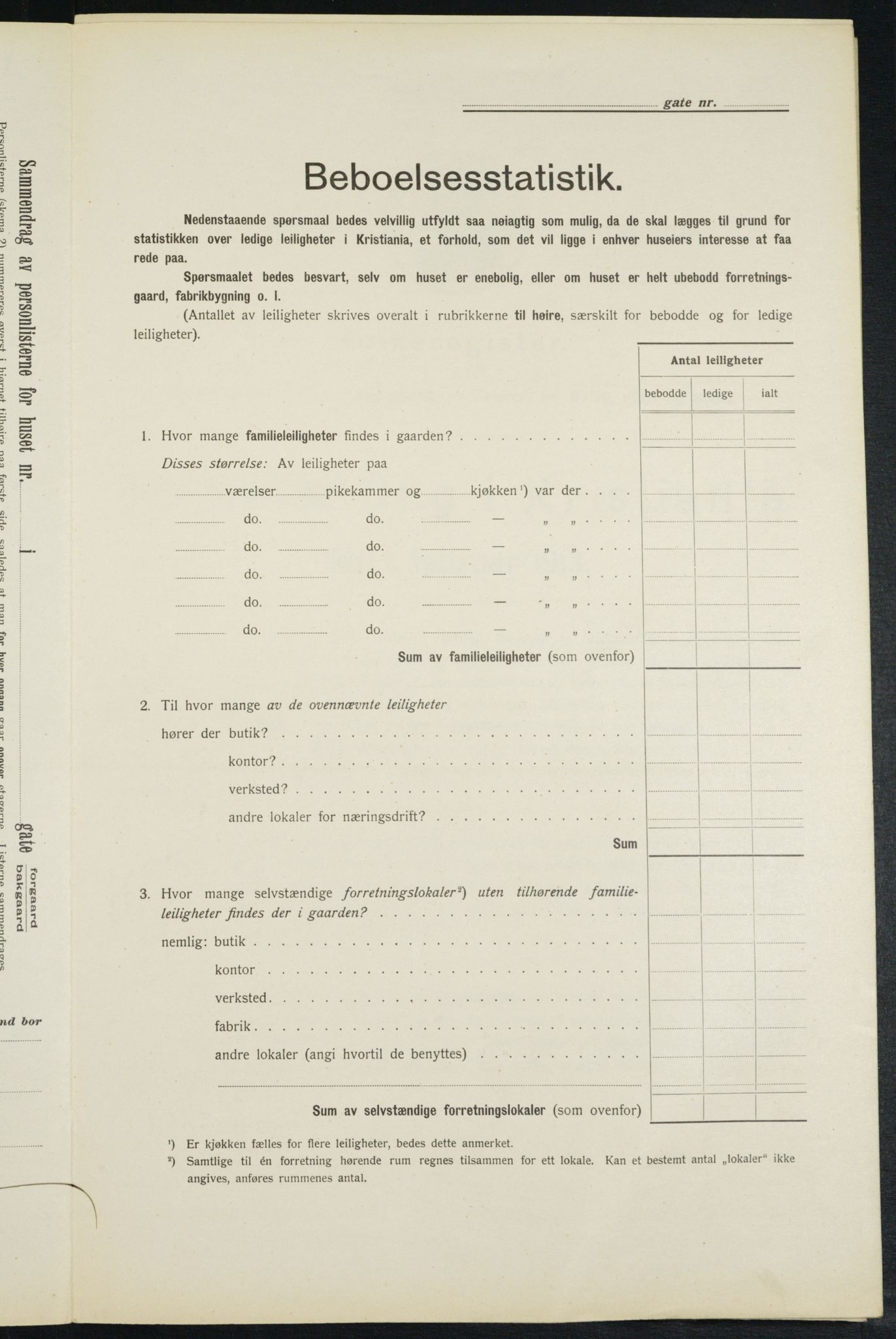 OBA, Municipal Census 1913 for Kristiania, 1913, p. 105988