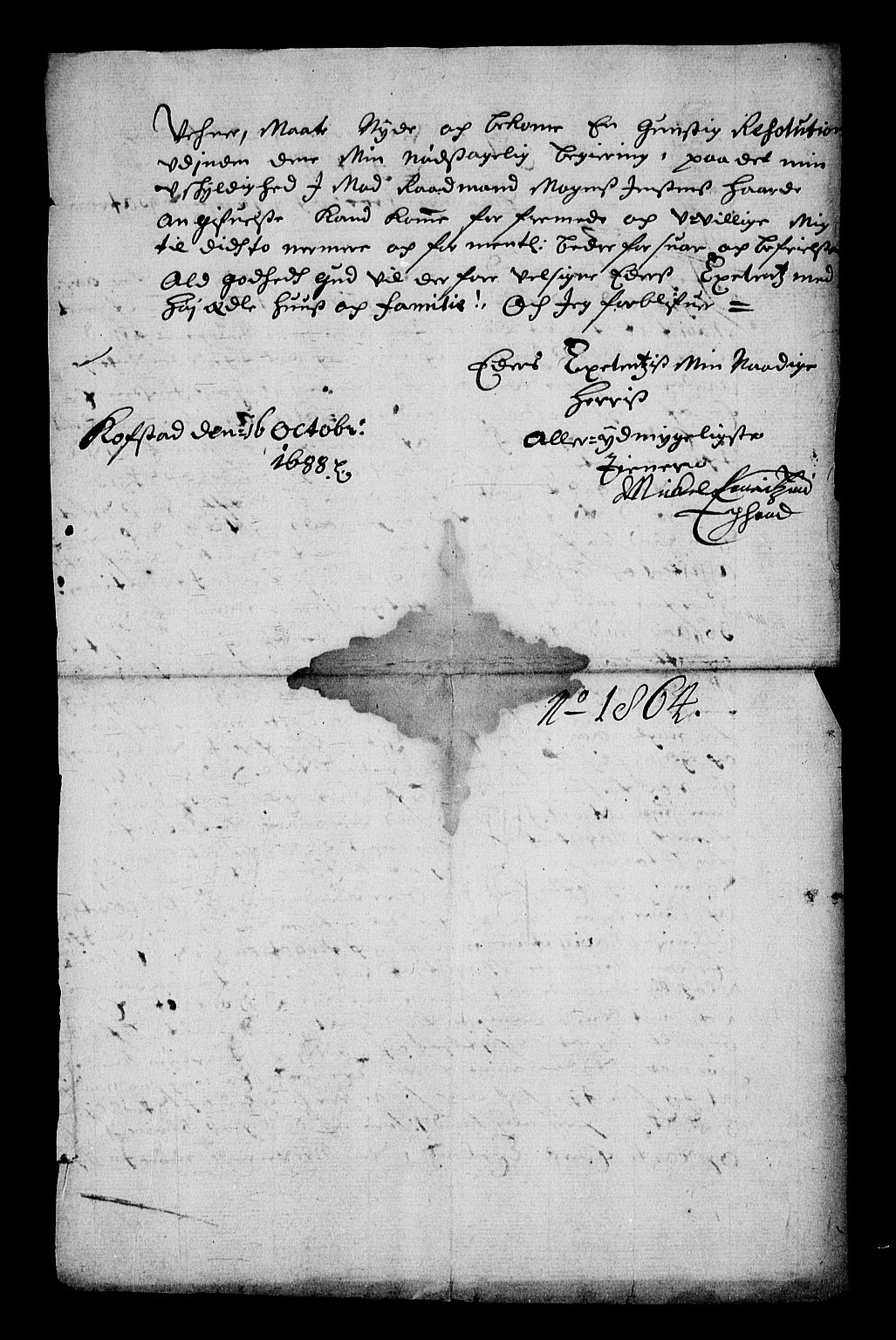 Stattholderembetet 1572-1771, AV/RA-EA-2870/Af/L0002: Avskrifter av vedlegg til originale supplikker, nummerert i samsvar med supplikkbøkene, 1687-1689, p. 230