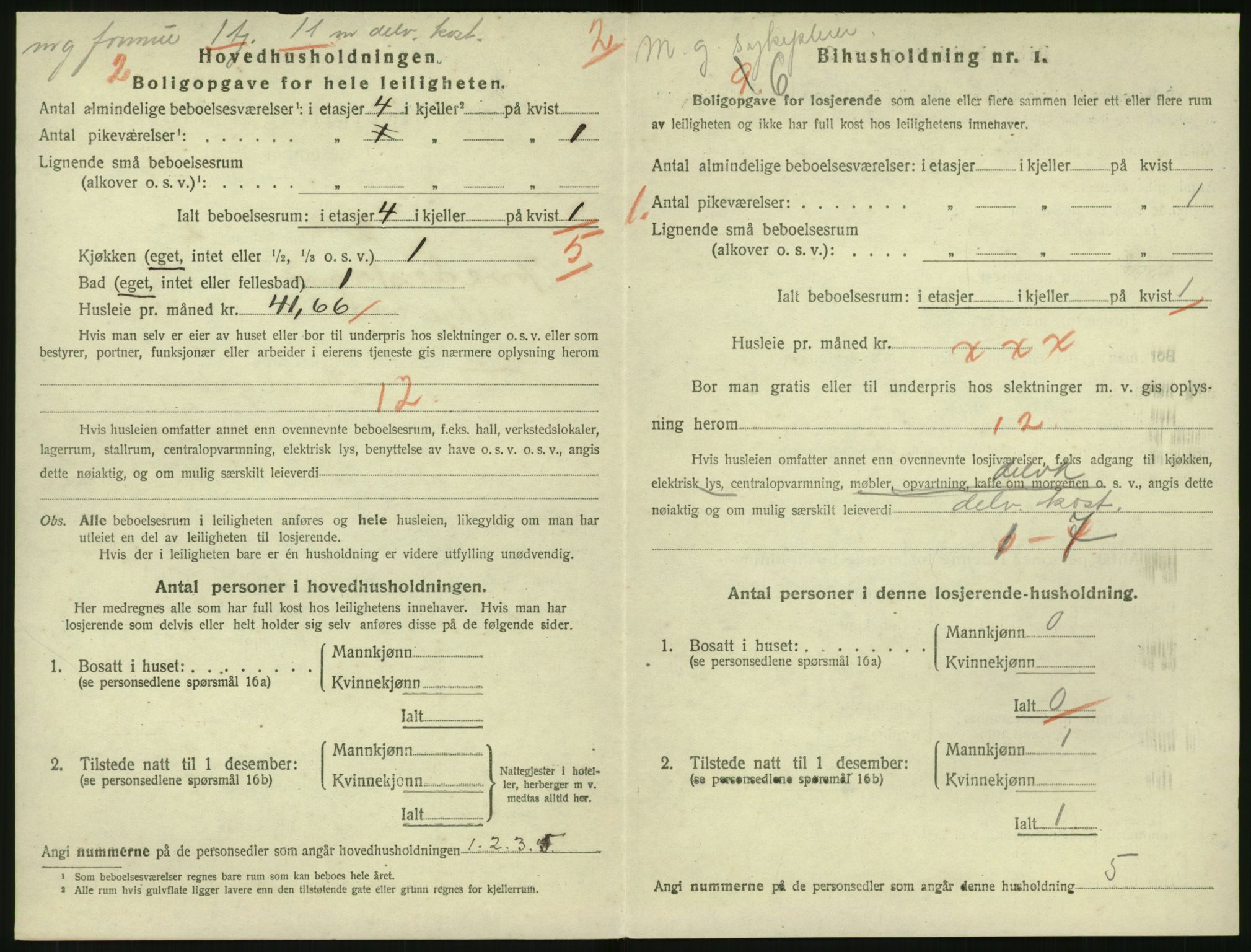 SAK, 1920 census for Tvedestrand, 1920, p. 816