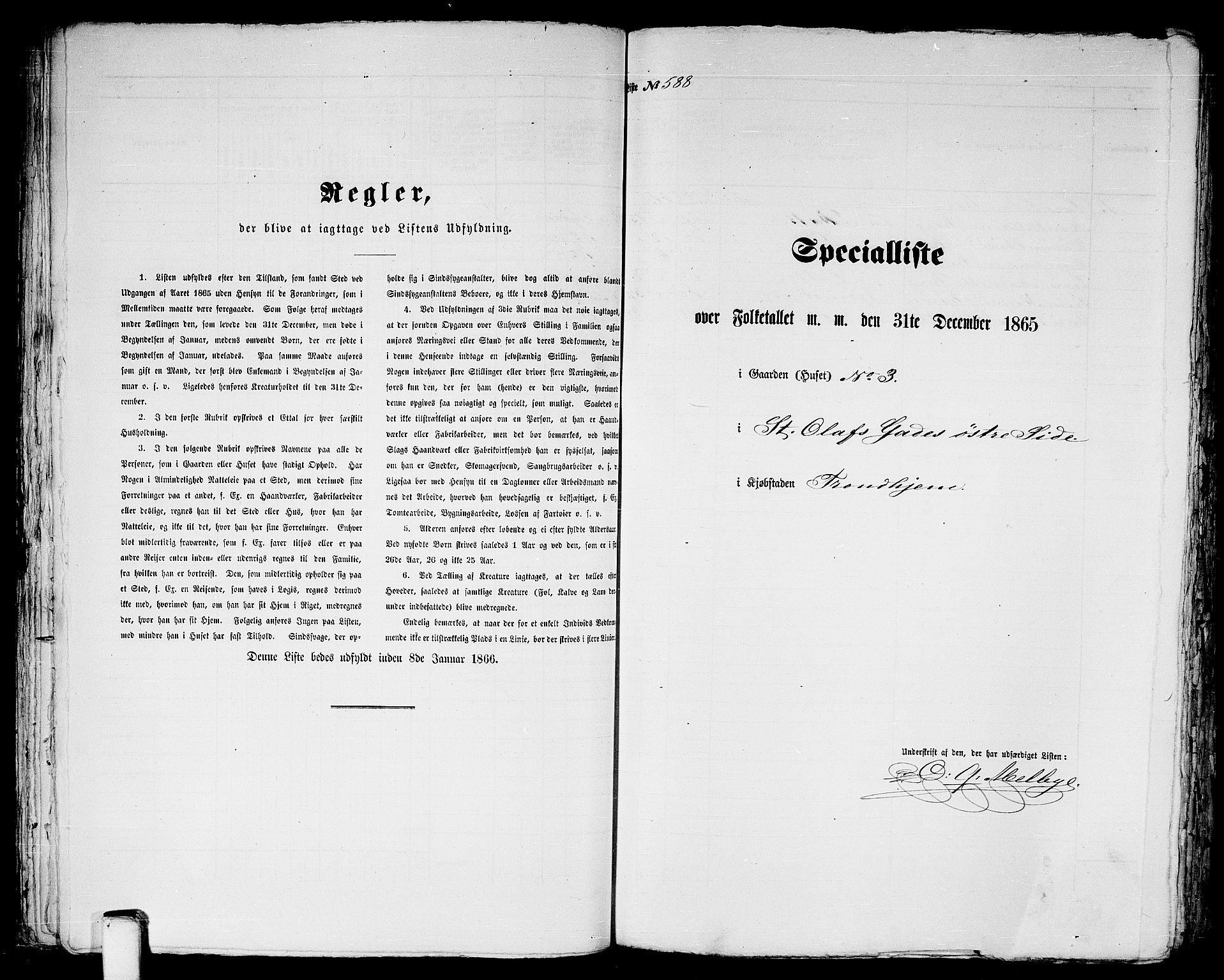 RA, 1865 census for Trondheim, 1865, p. 1224