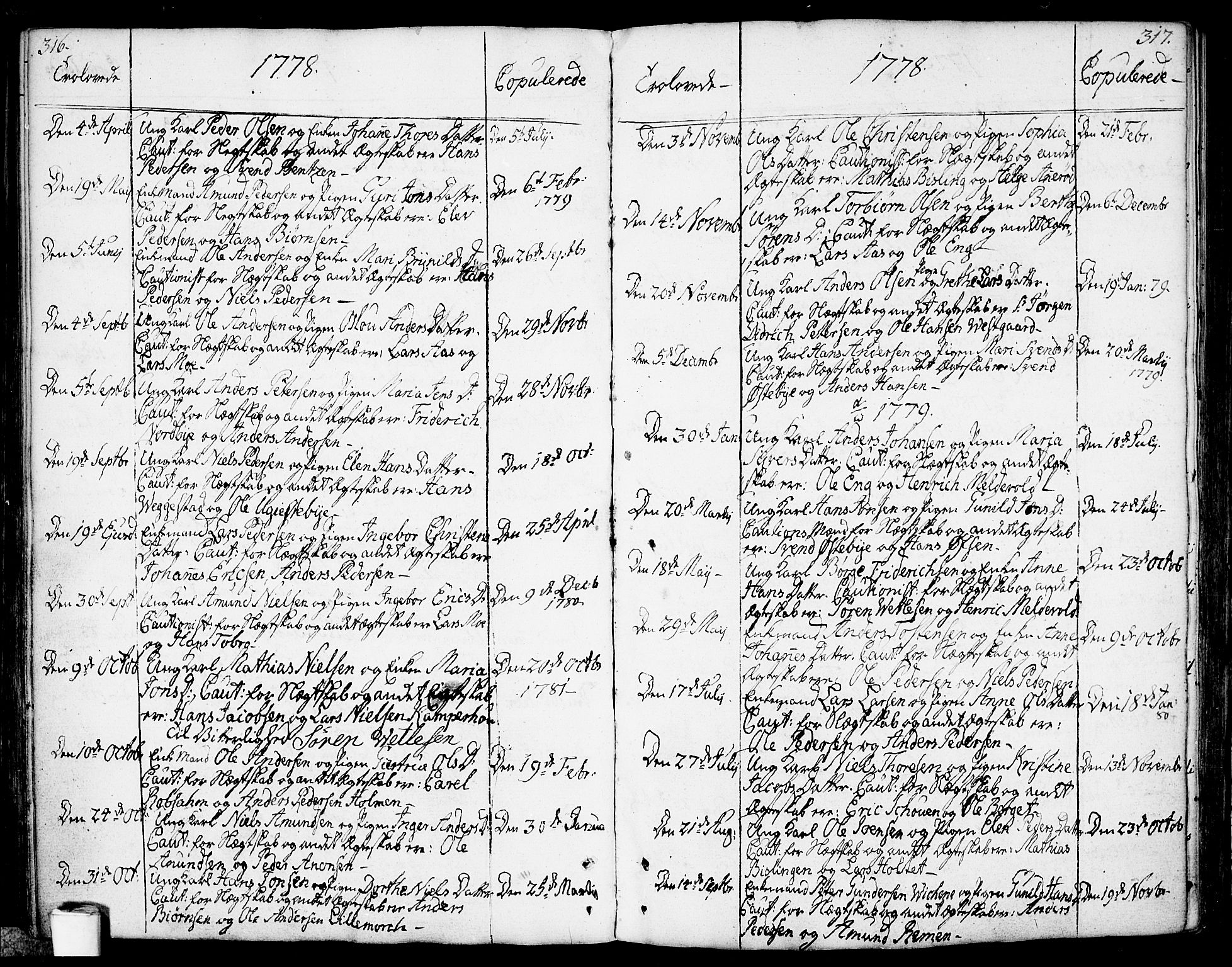 Berg prestekontor Kirkebøker, AV/SAO-A-10902/F/Fa/L0001: Parish register (official) no. I 1, 1770-1814, p. 316-317
