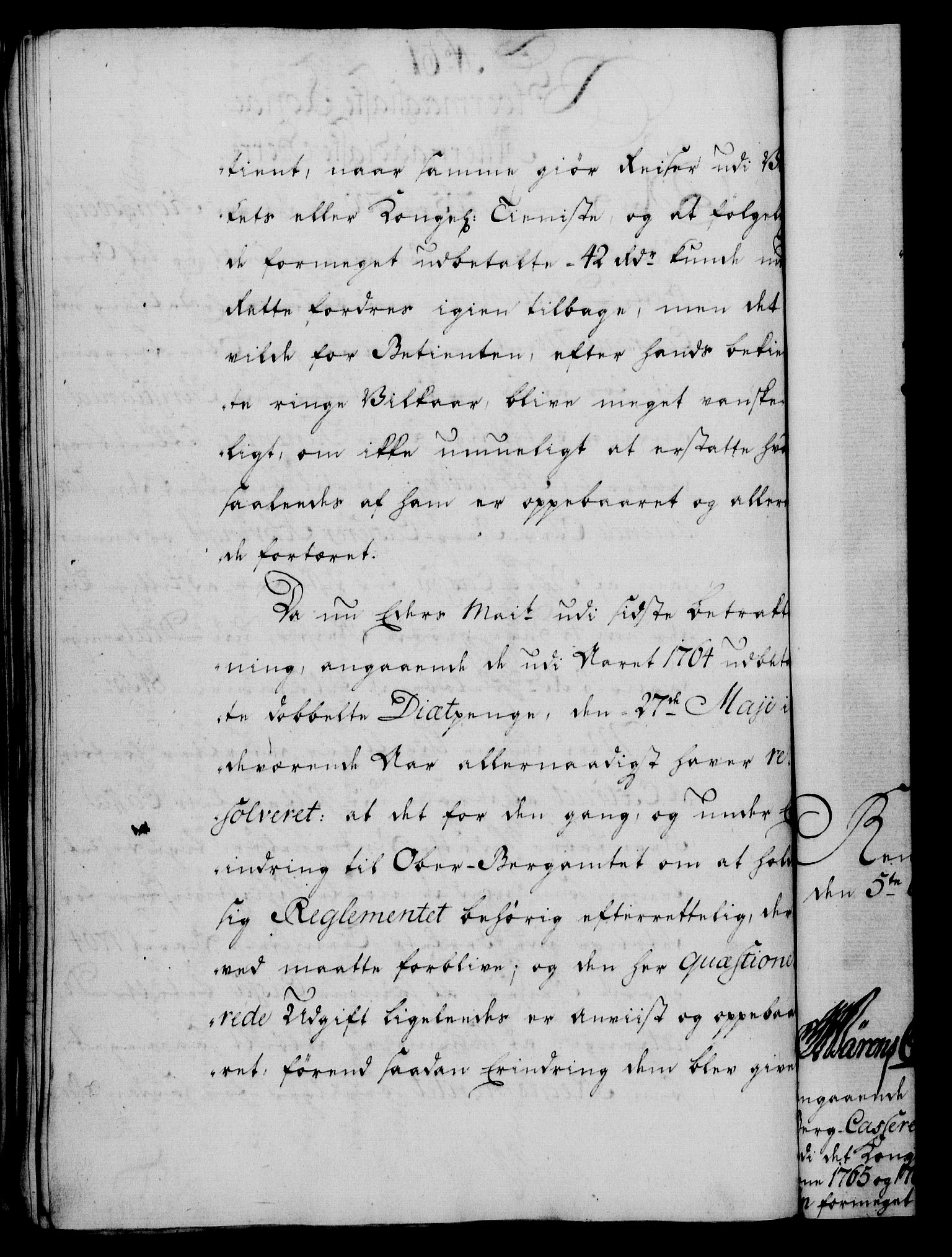 Rentekammeret, Kammerkanselliet, RA/EA-3111/G/Gf/Gfa/L0050: Norsk relasjons- og resolusjonsprotokoll (merket RK 52.50), 1768, p. 278