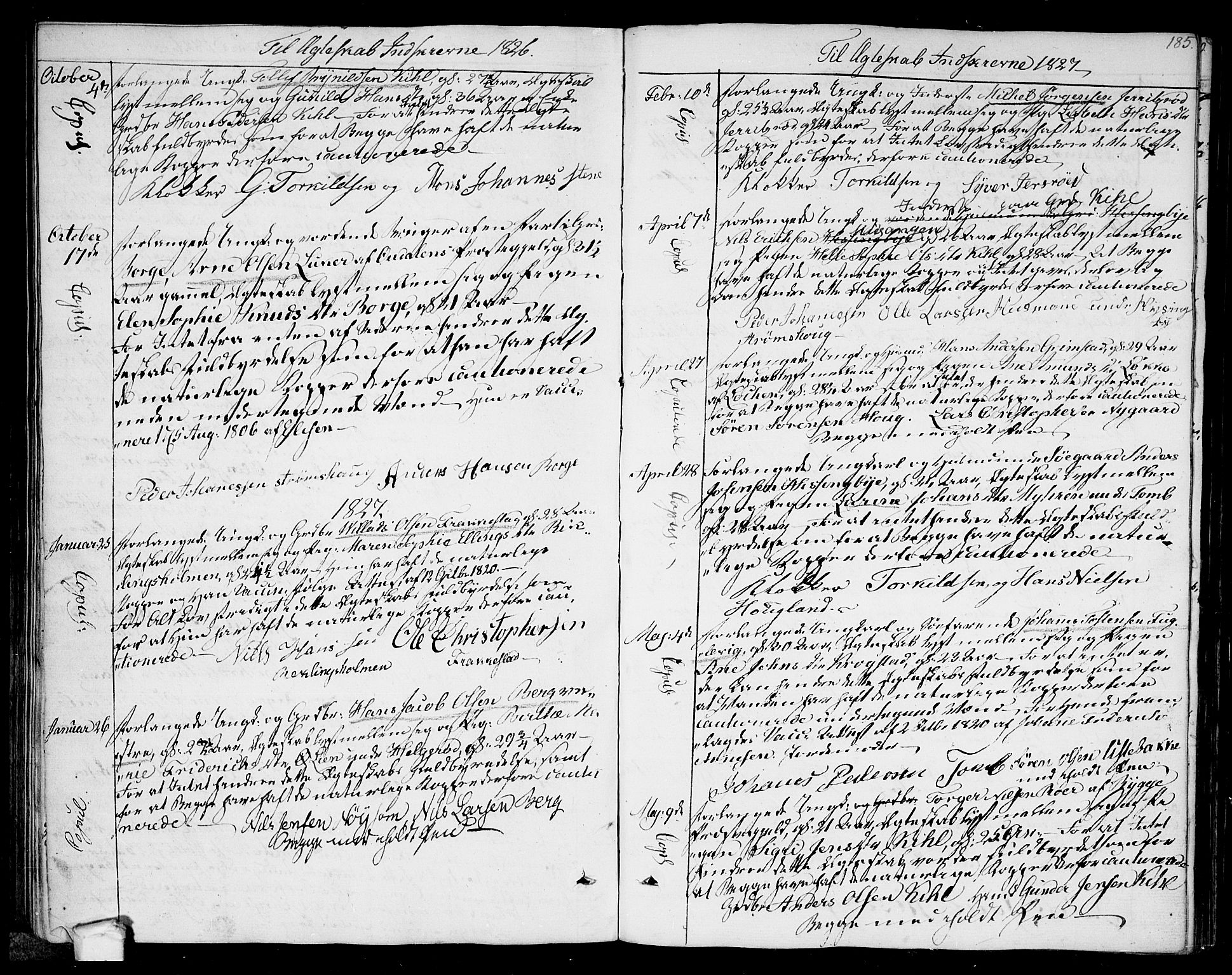 Råde prestekontor kirkebøker, AV/SAO-A-2009/F/Fa/L0003: Parish register (official) no. 3, 1806-1814, p. 185