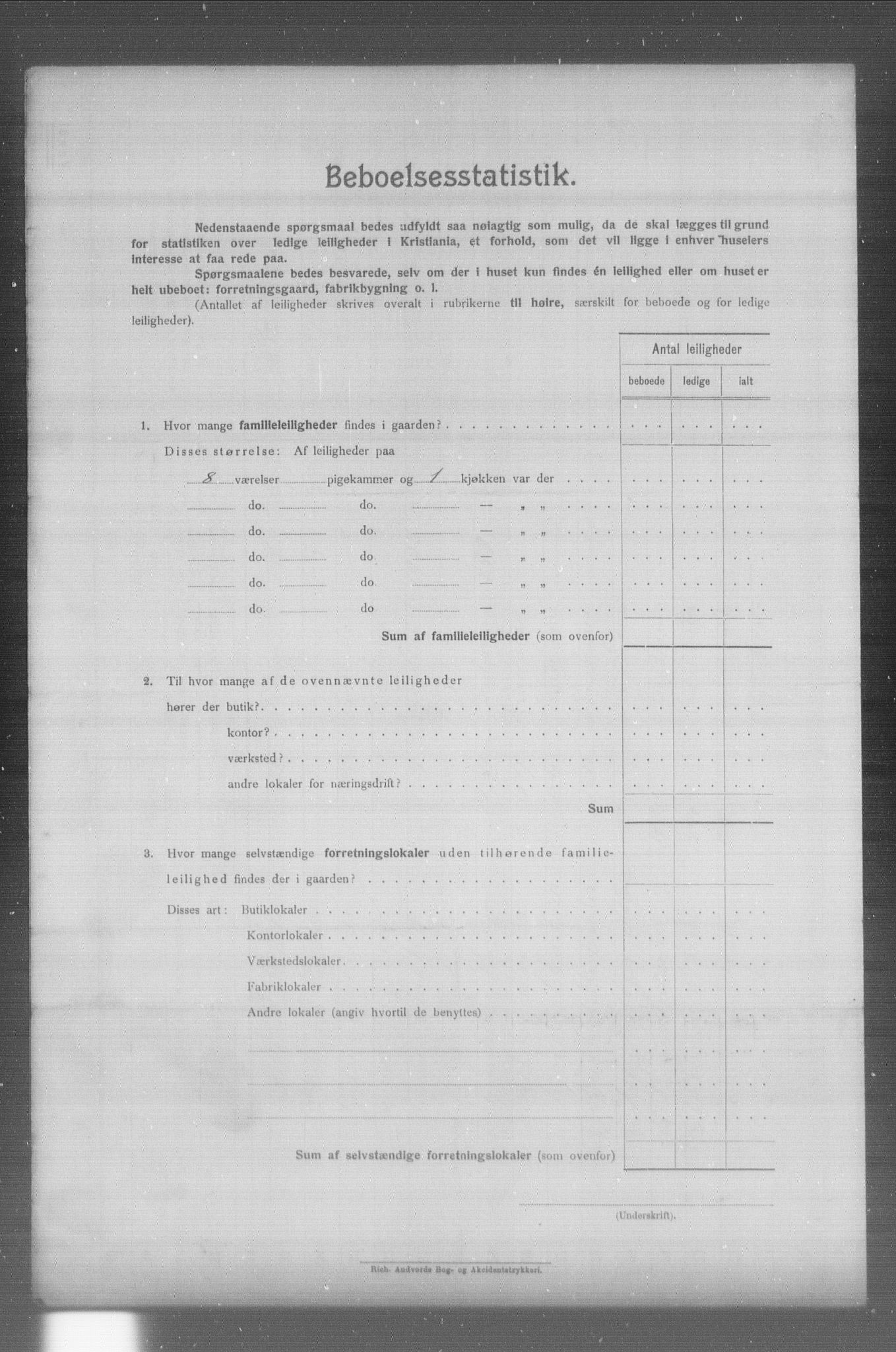 OBA, Municipal Census 1904 for Kristiania, 1904, p. 22586