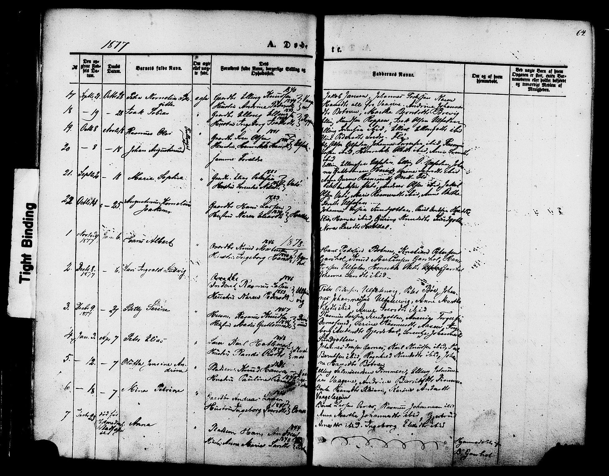 Ministerialprotokoller, klokkerbøker og fødselsregistre - Møre og Romsdal, AV/SAT-A-1454/509/L0105: Parish register (official) no. 509A03, 1848-1882, p. 64