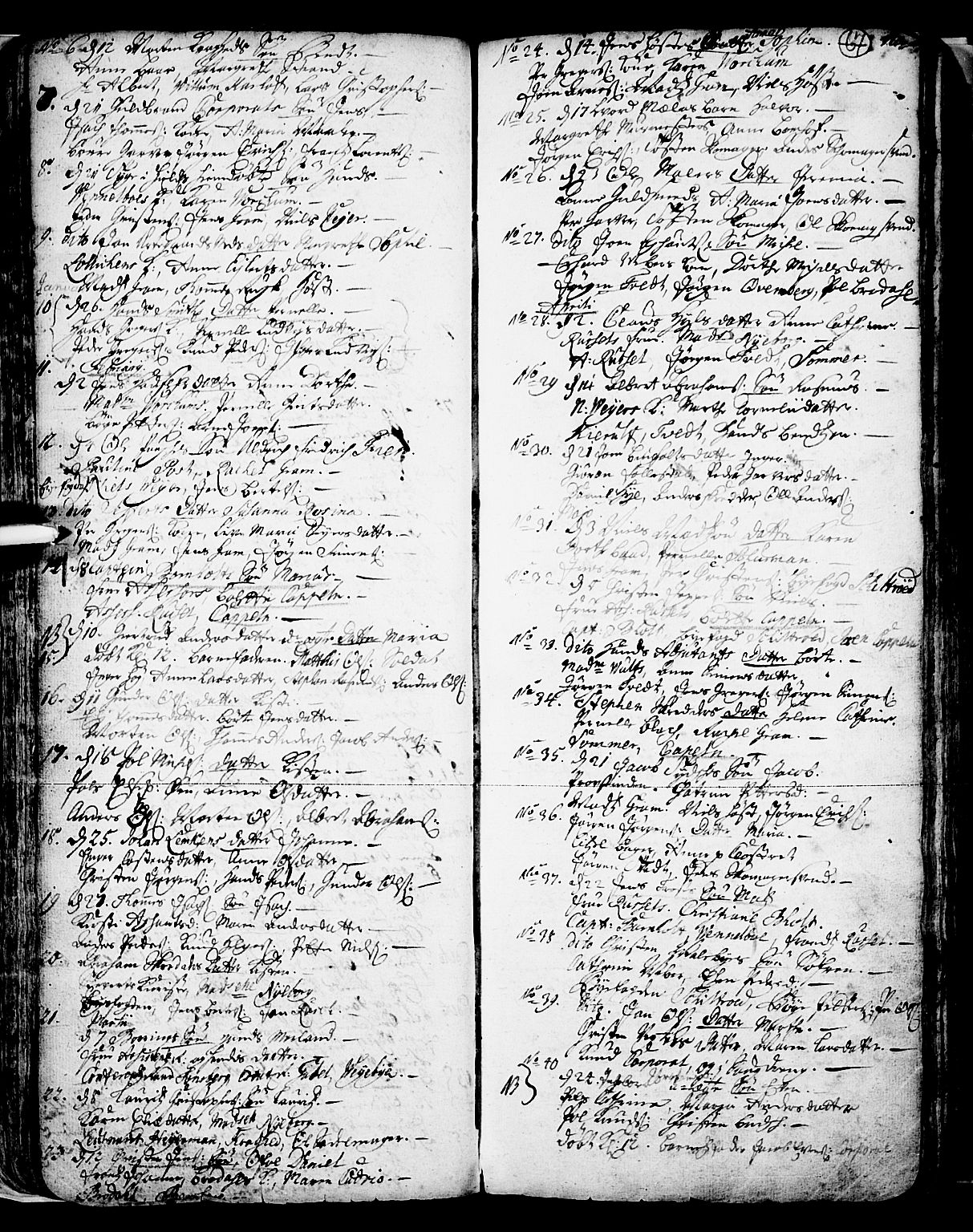 Skien kirkebøker, SAKO/A-302/F/Fa/L0002: Parish register (official) no. 2, 1716-1757, p. 67