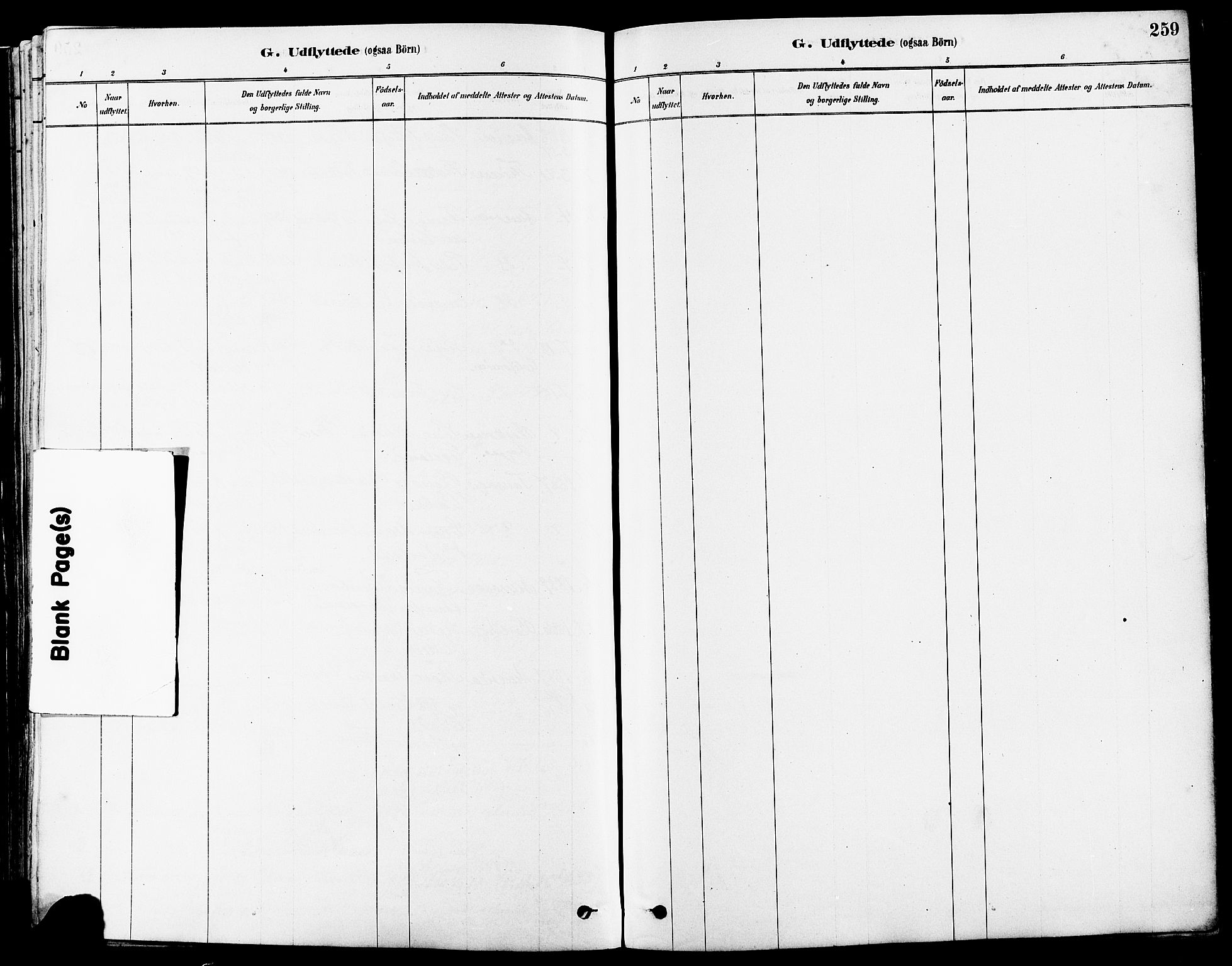 Høyland sokneprestkontor, SAST/A-101799/001/30BA/L0011: Parish register (official) no. A 10, 1878-1888, p. 259