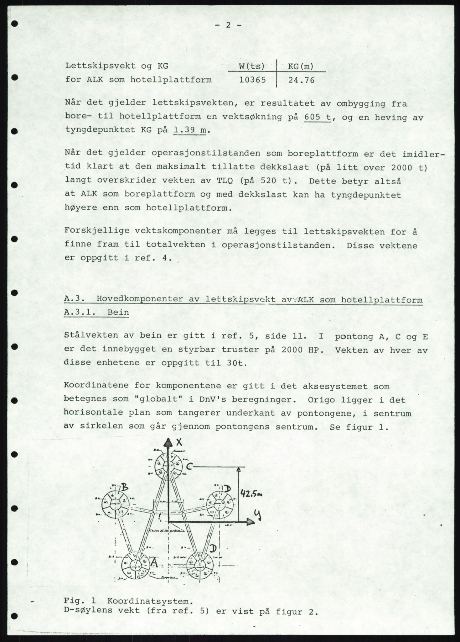 Justisdepartementet, Granskningskommisjonen ved Alexander Kielland-ulykken 27.3.1980, AV/RA-S-1165/D/L0019: S Værforhold (Doku.liste + S1-S5 av 5)/ T (T1-T2)/ U Stabilitet (Doku.liste + U1-U5 av 5), 1980-1981, p. 676