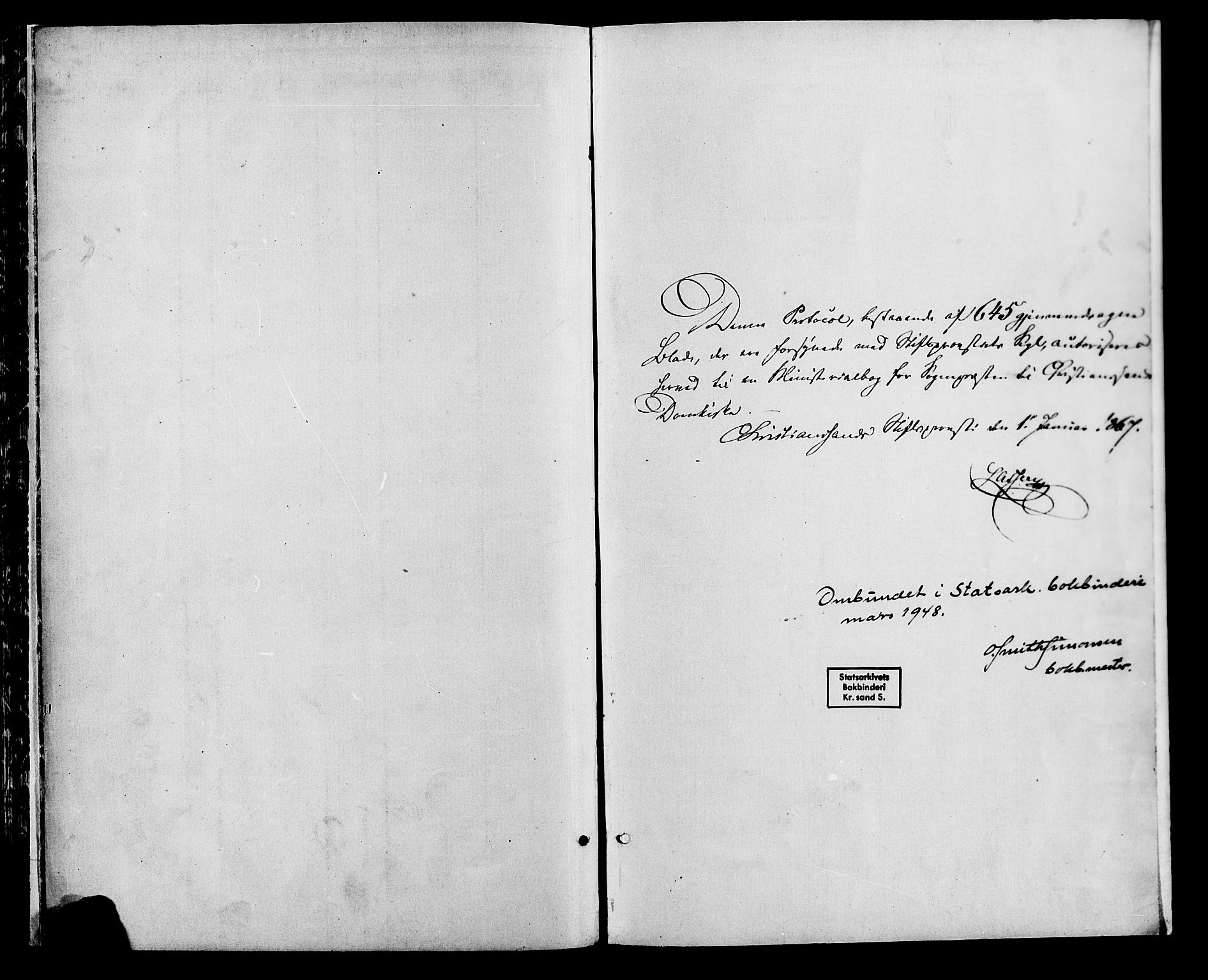 Kristiansand domprosti, SAK/1112-0006/F/Fa/L0015: Parish register (official) no. A 15, 1867-1880