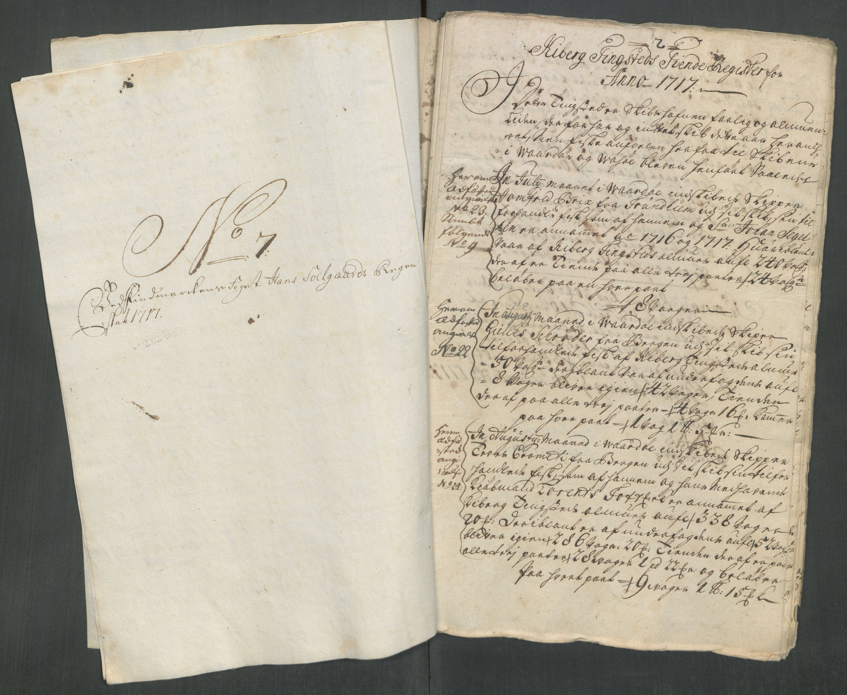 Rentekammeret inntil 1814, Reviderte regnskaper, Fogderegnskap, AV/RA-EA-4092/R69/L4857: Fogderegnskap Finnmark/Vardøhus, 1716-1718, p. 260