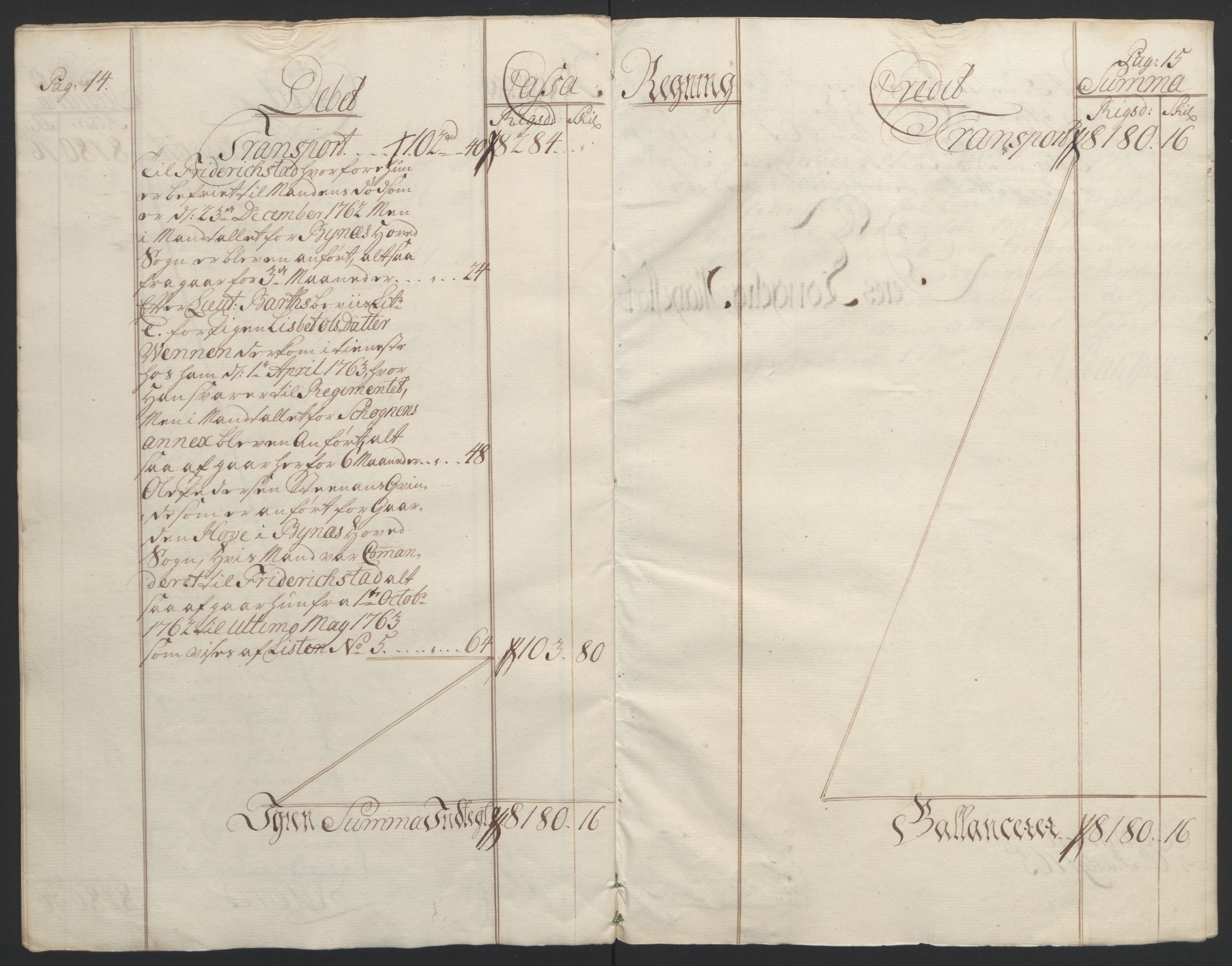 Rentekammeret inntil 1814, Reviderte regnskaper, Fogderegnskap, AV/RA-EA-4092/R61/L4180: Ekstraskatten Strinda og Selbu, 1762-1767, p. 14