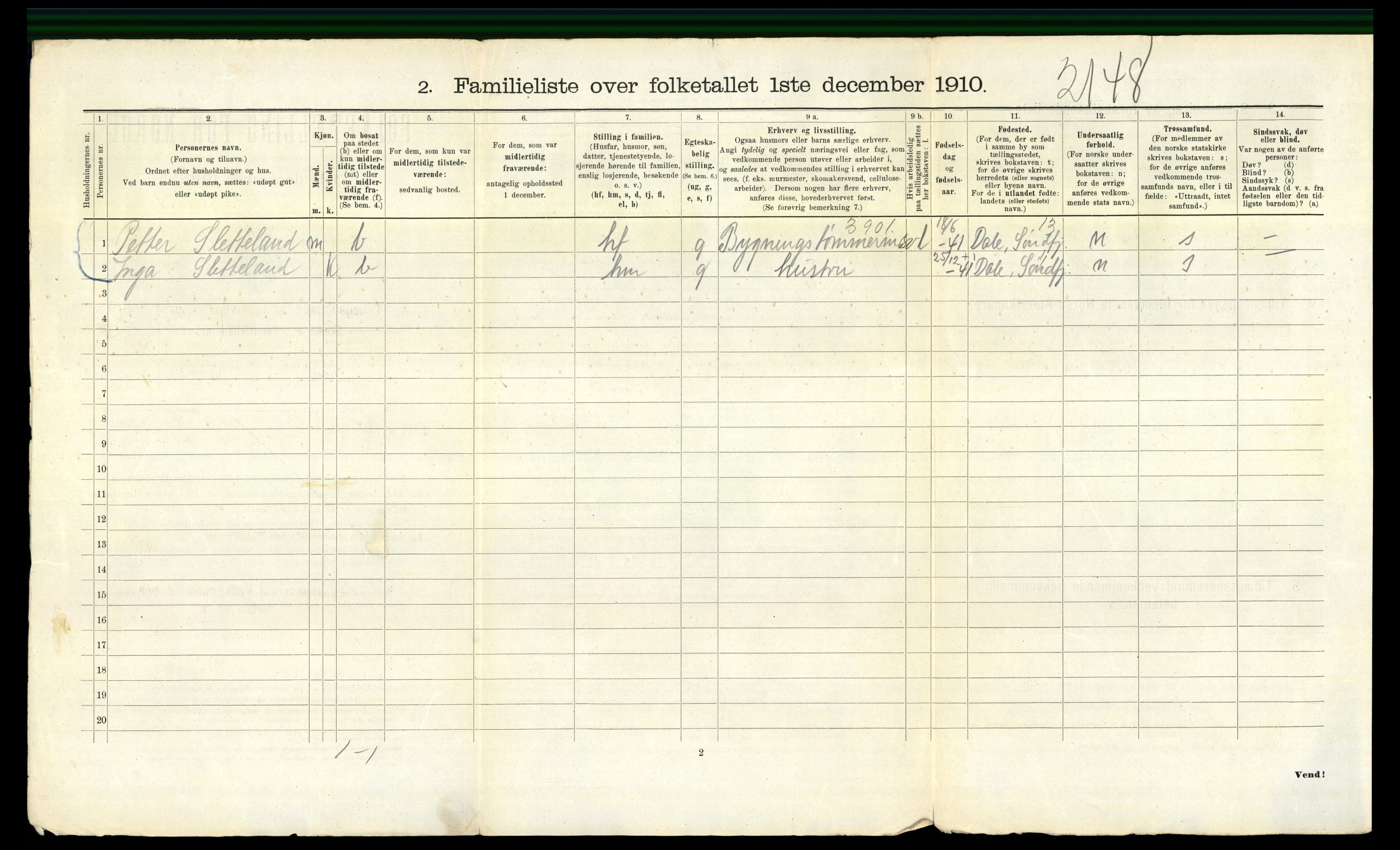 RA, 1910 census for Bergen, 1910, p. 25298