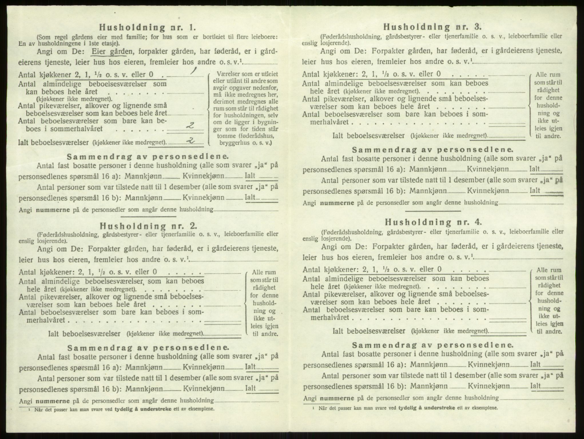 SAO, 1920 census for Skjeberg, 1920, p. 1140