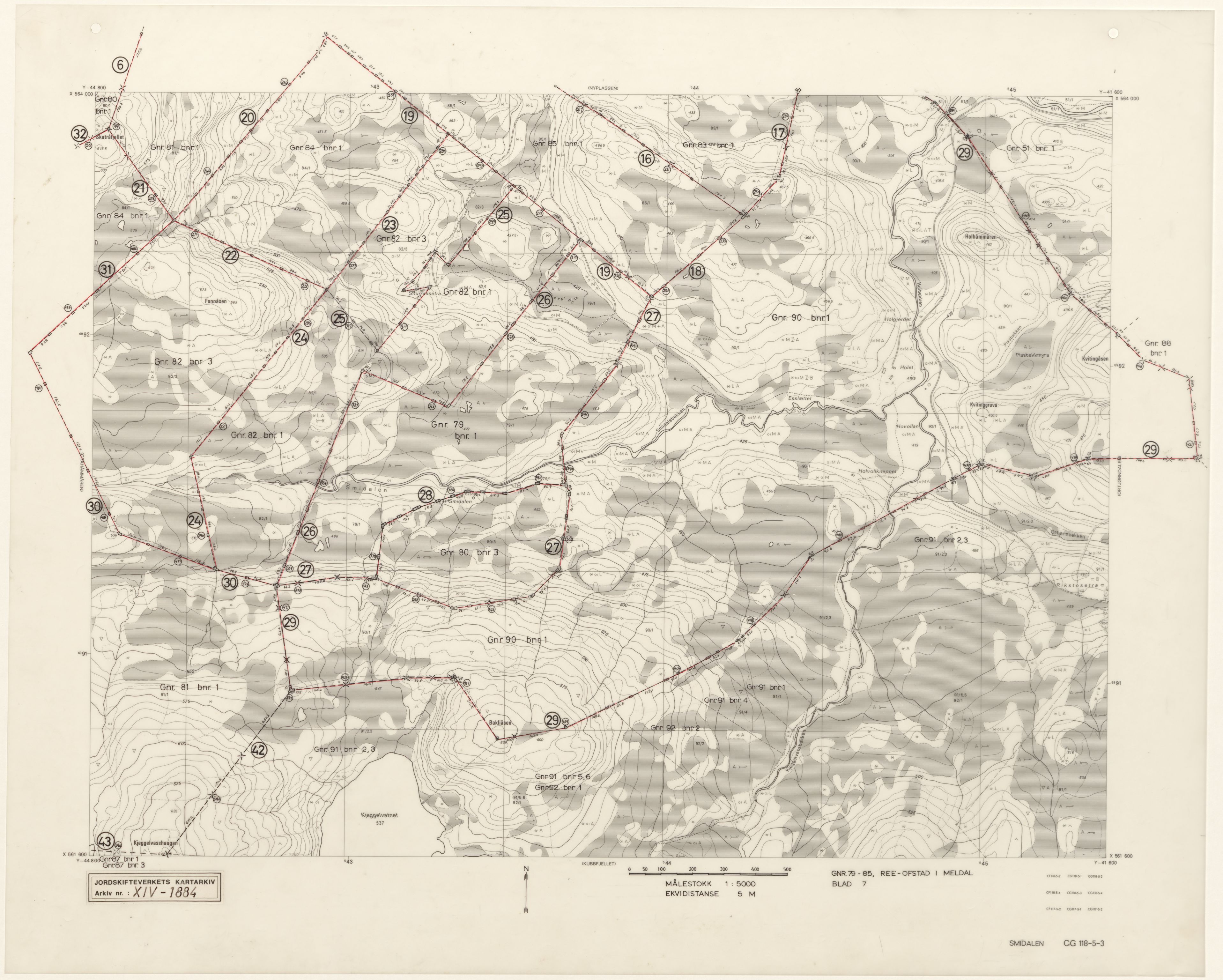 Jordskifteverkets kartarkiv, RA/S-3929/T, 1859-1988, p. 2958