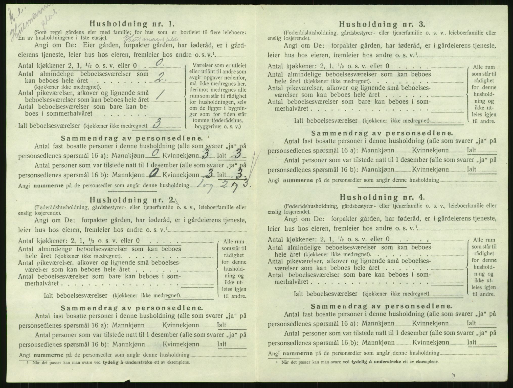 SAT, 1920 census for Sunndal, 1920, p. 649